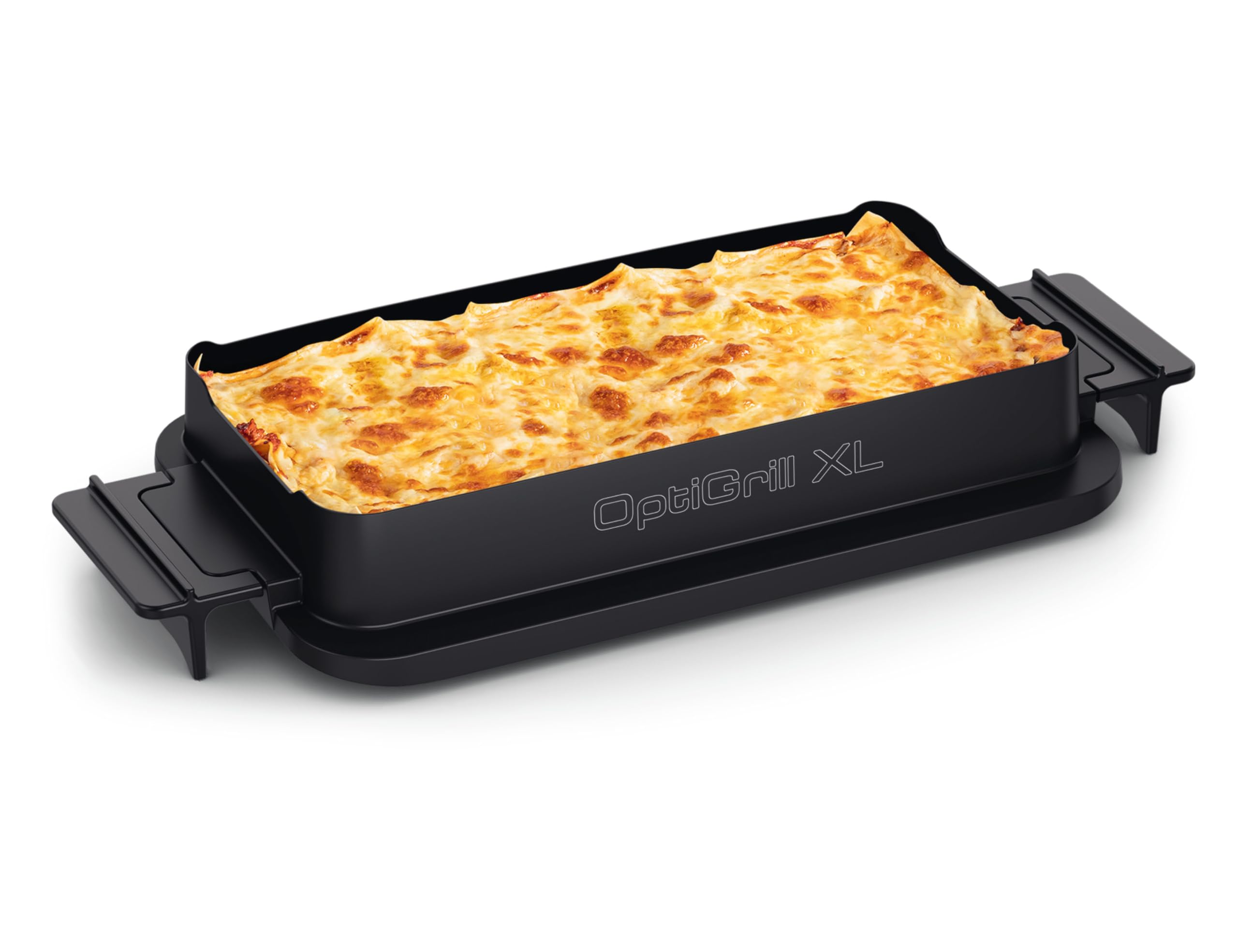 Tefal OptiGrill XL Zubehör Backschale, kompatibel mit OptiGrill 2-in-1 XL, OptiGrill mit Backofen-Funktion erweitern, antihaftbeschichteter Aluminiumdruckguss, Schwarz, XA735810