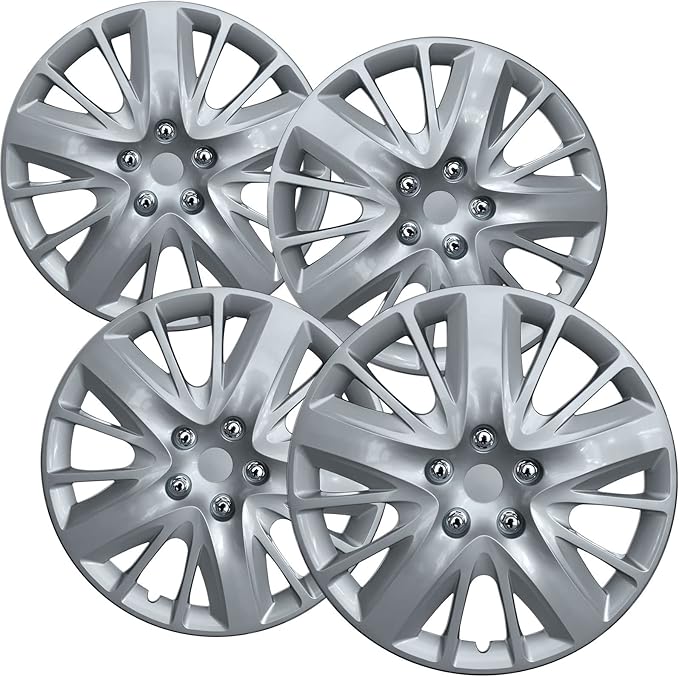 OxGord Hubcaps Wheel Covers (Set of 4) Hub Caps Wheels