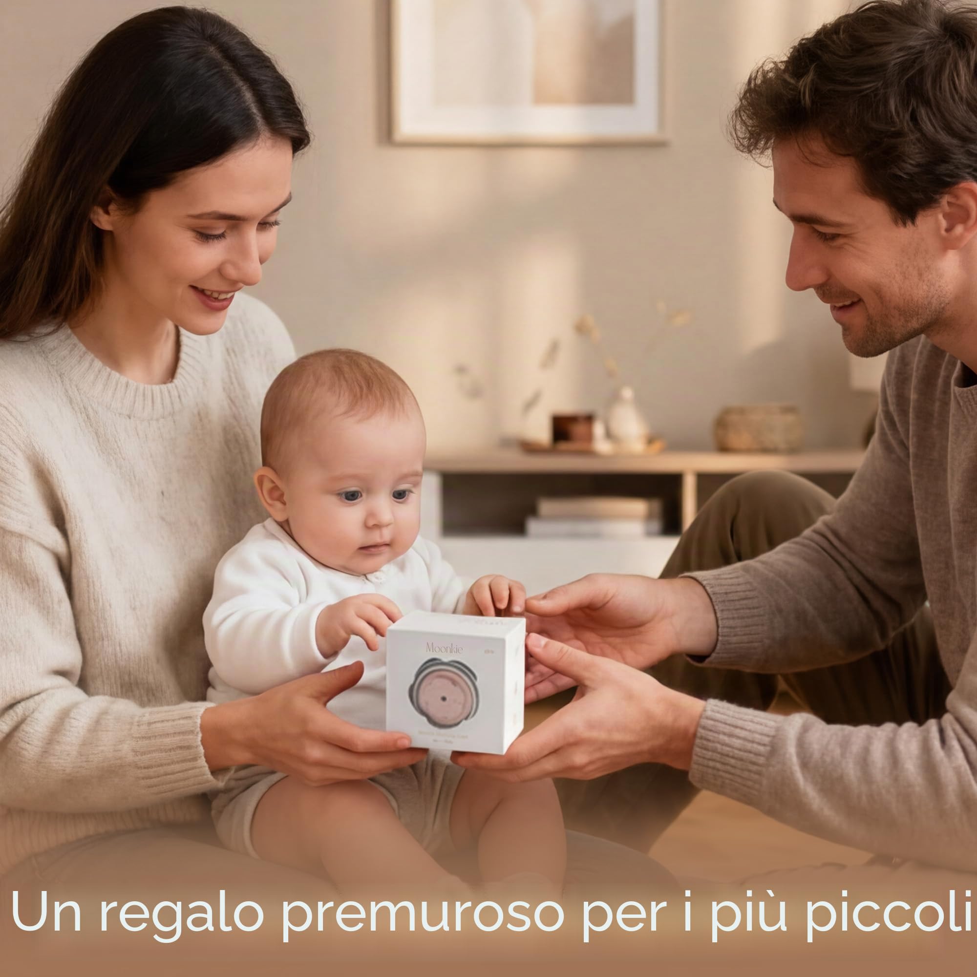 Moonkie Cubi Impilabili Bambini, Giocattoli da Tazza in Silicone, Costruzioni per Bambini, Giochi Montessori, Dentizione Neonato Silicone, Regalo Bambino, 6+ Mesi, 7 Pezzi (Fine Day)