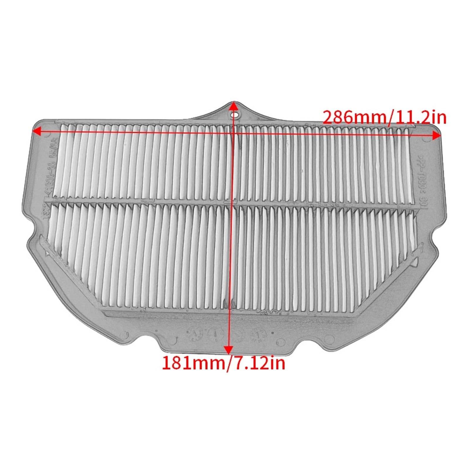 Filtro Aire Motocicleta para Suzuki GSXR1000 2005 2006 2007 2008 OEM: 13780-41G00 Filtro De Aire para Motocicleta Limpiador para Admisión Piezas Accesorios
