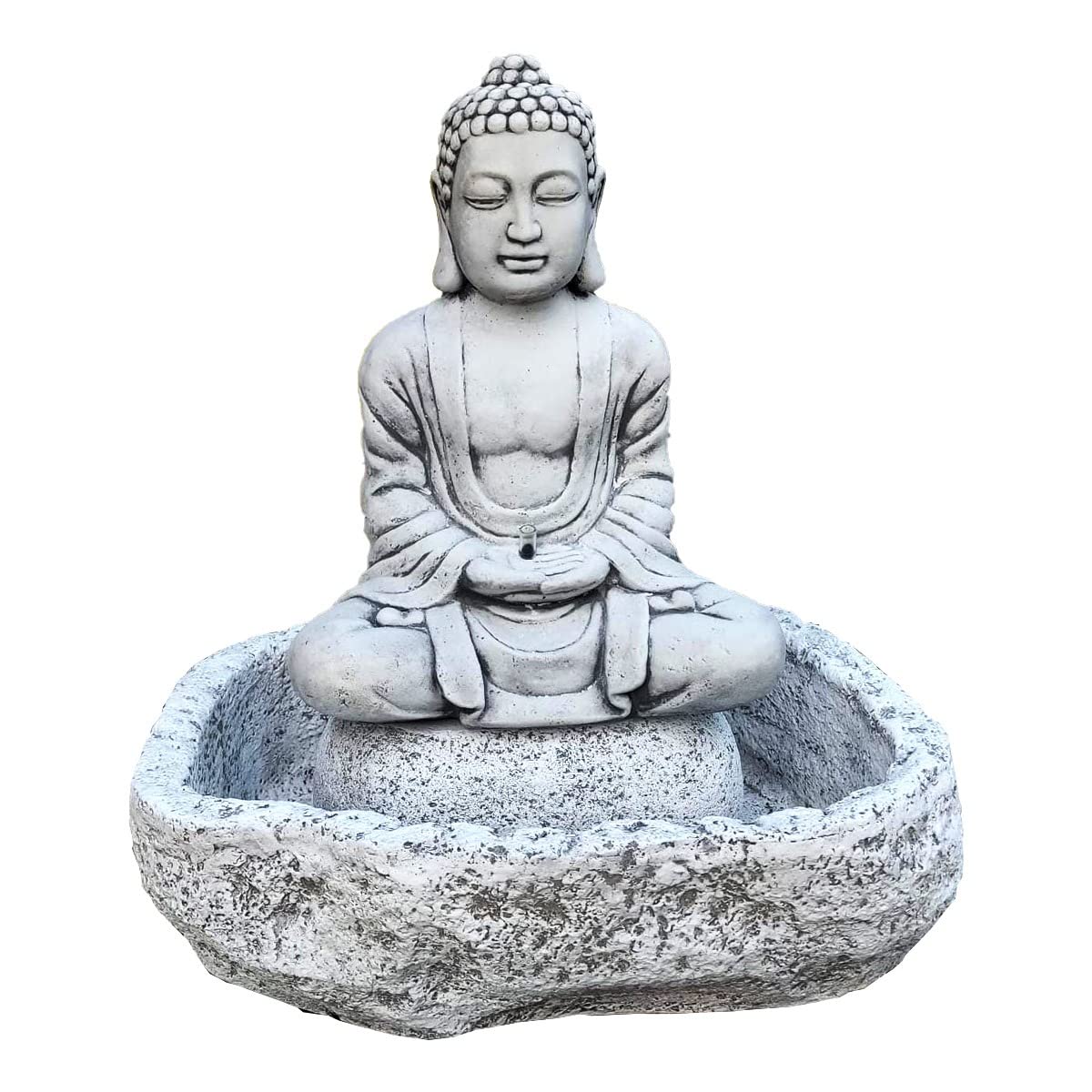 Fuente Jardín Zen Relax de hormigón 58x37x80cm |Bomba Incluida |Circuito Cerrado de Agua |Peso: 95Kg.