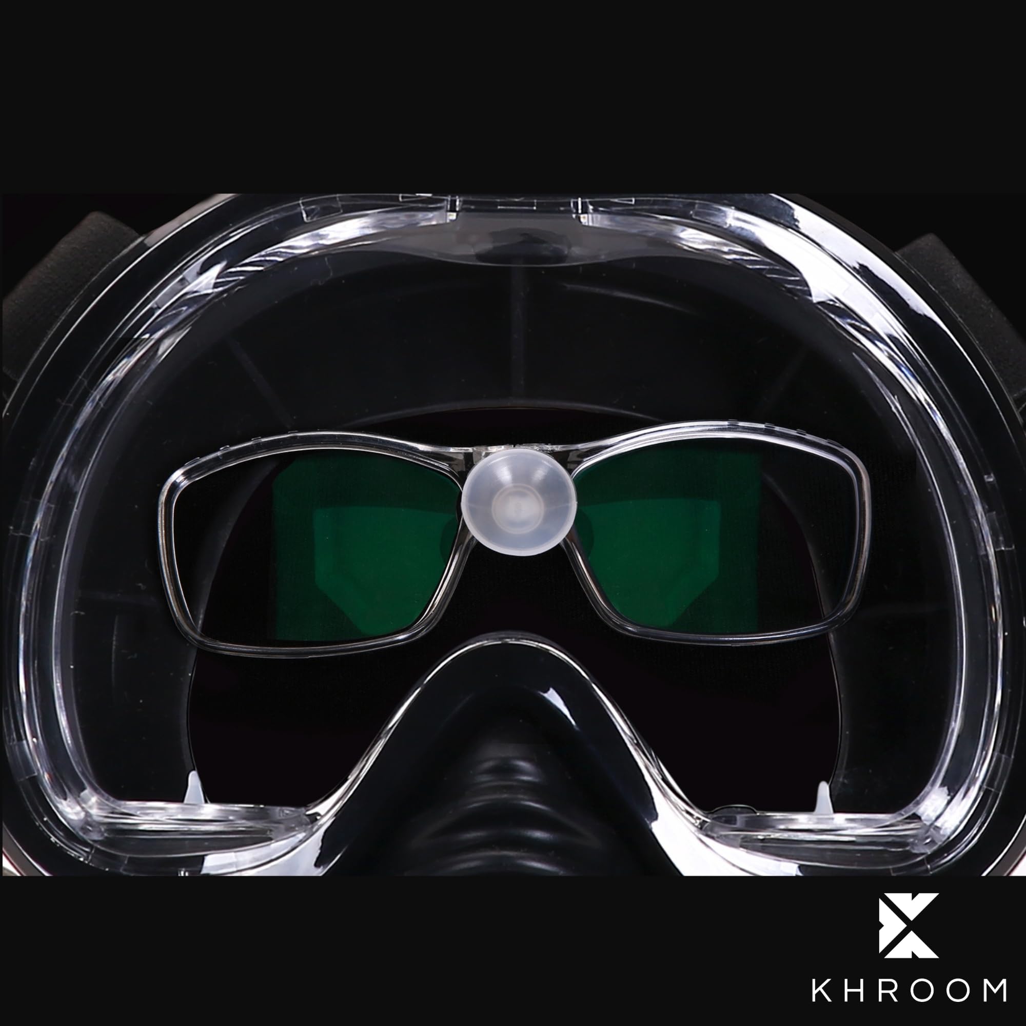 Khroom Lenti di ricambio per maschera da snorkeling | accessorio compatibile Seaview Pro, X, Y, Kids | pezzo singolo, da combinare destra e sinistra