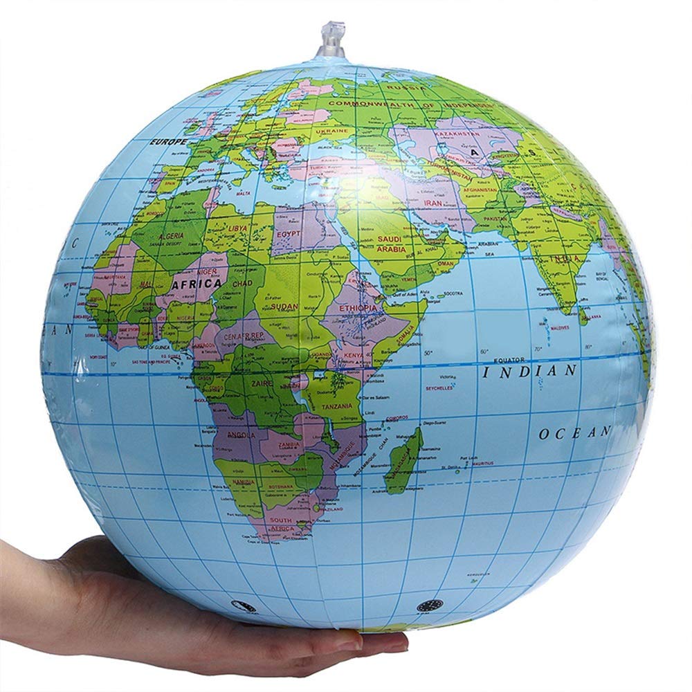 Buy SRYHolster HHMAP, 1pc 30cm Inflatable Globe World Earth Ocean Map