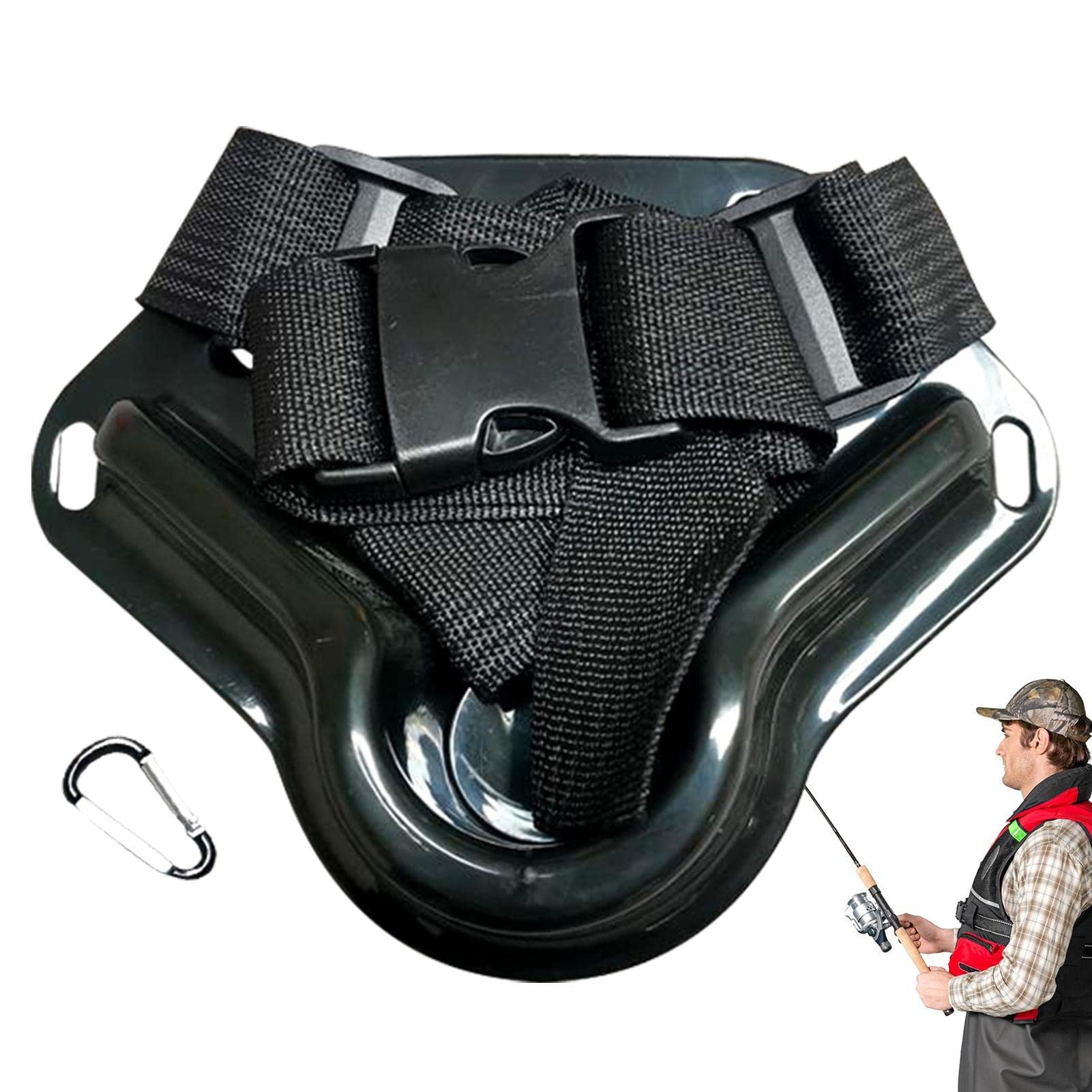 cypreason Waist belt for fishing rods, adjustable outdoor fishing rod holder for sea, comfortable fishing rod holder for all anglers