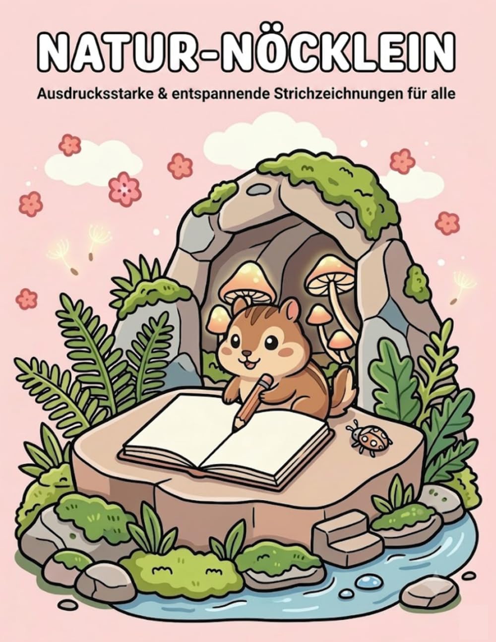 Natur-Nöcklein – Süße kleine Naturwesen zum Ausmalen |Gemütliches Malbuch für Kinder und Erwachsene voller Fantasie und Entspannung: Liebevolle ... für Ruhe, Achtsamkeit und süße kre