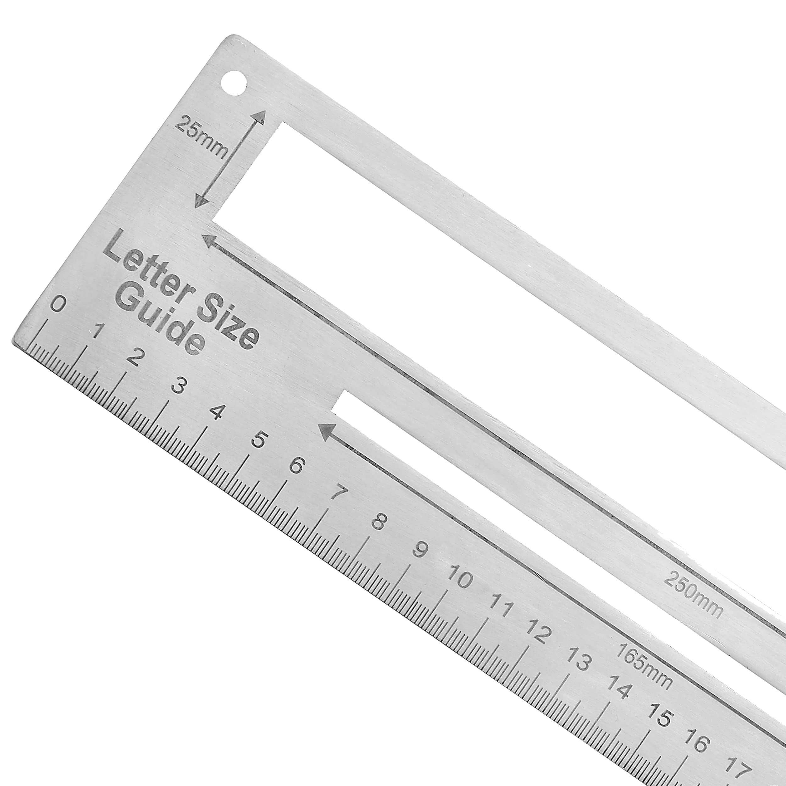 Glamified - Mail PiP Letter Size Guide Ruler, Letter & Parcel Size Pricing in Proportion Charge Guide with Ruler Portable and Durable - Image 2