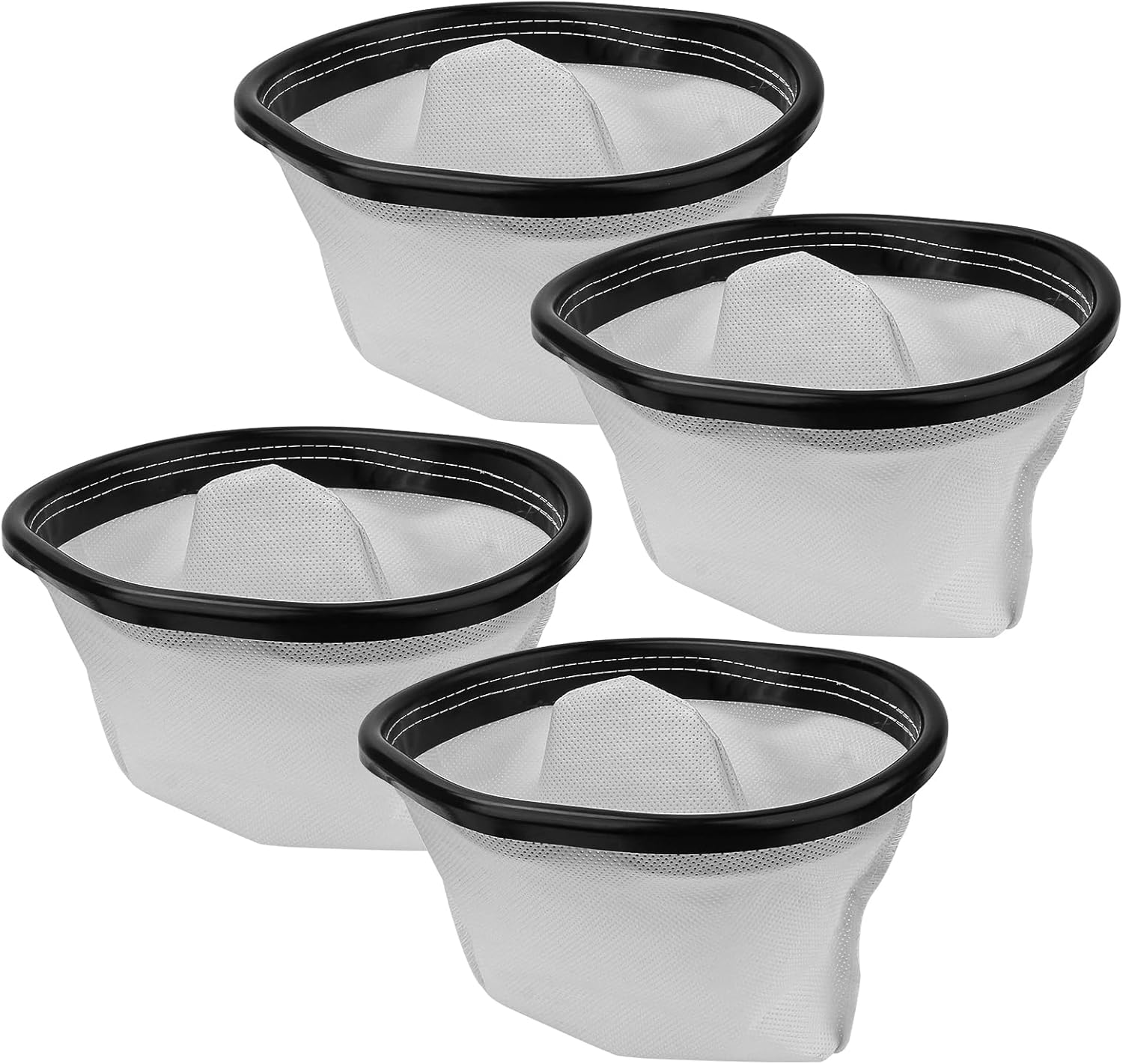 ANTOBLE 2KE2105000 Cloth Bag Liner for Hoover Royal Shoulder Vac Pro Commercial Parts, Filter Cloth Backpack Cleaner Vacuum Bags Compatible with Hoover Commercial C2401 C2401010, 4 Pack