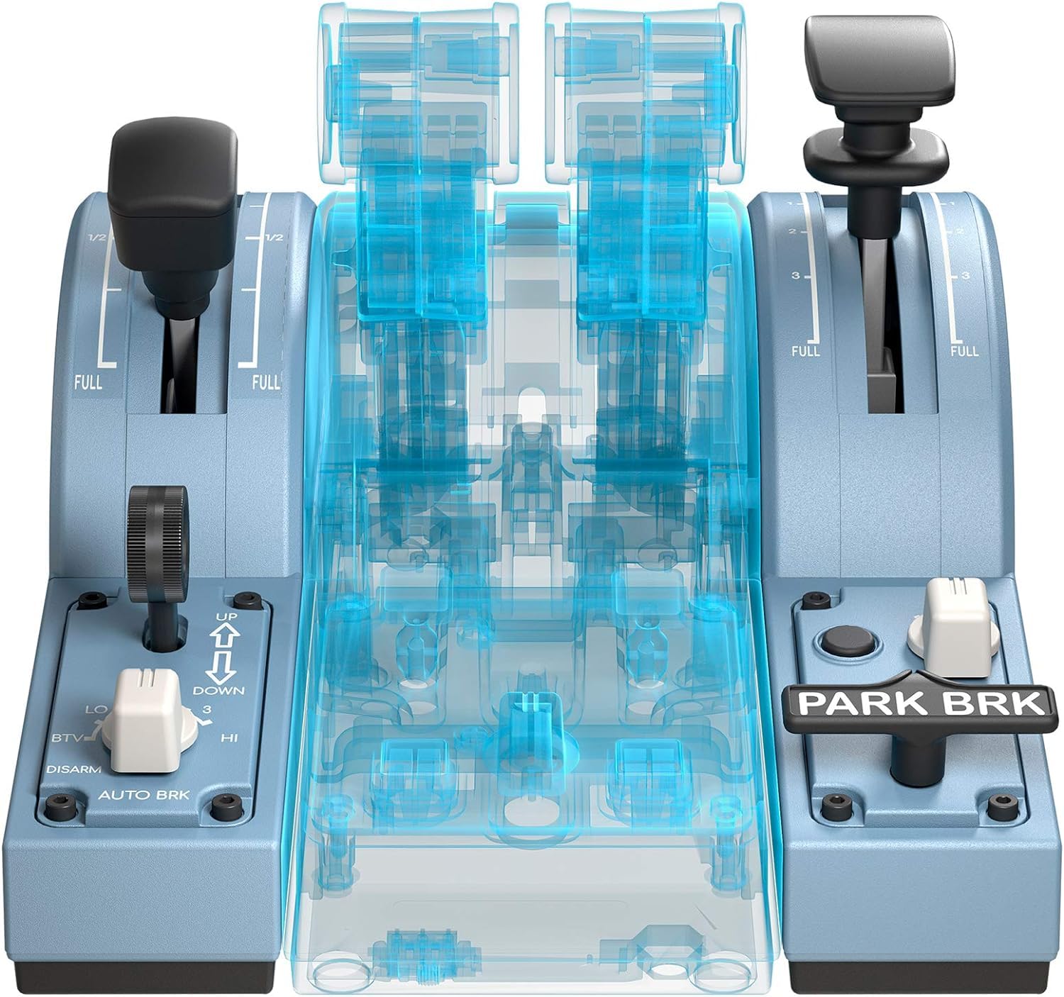 Thrustmaster TCA Officer Pack Airbus Edition - Airbus Replica Sidestick und Throttle Quadrant - für PC & TCA Quadrant Add-On Airbus Edition - Add on für TCA Quadrant - für PC