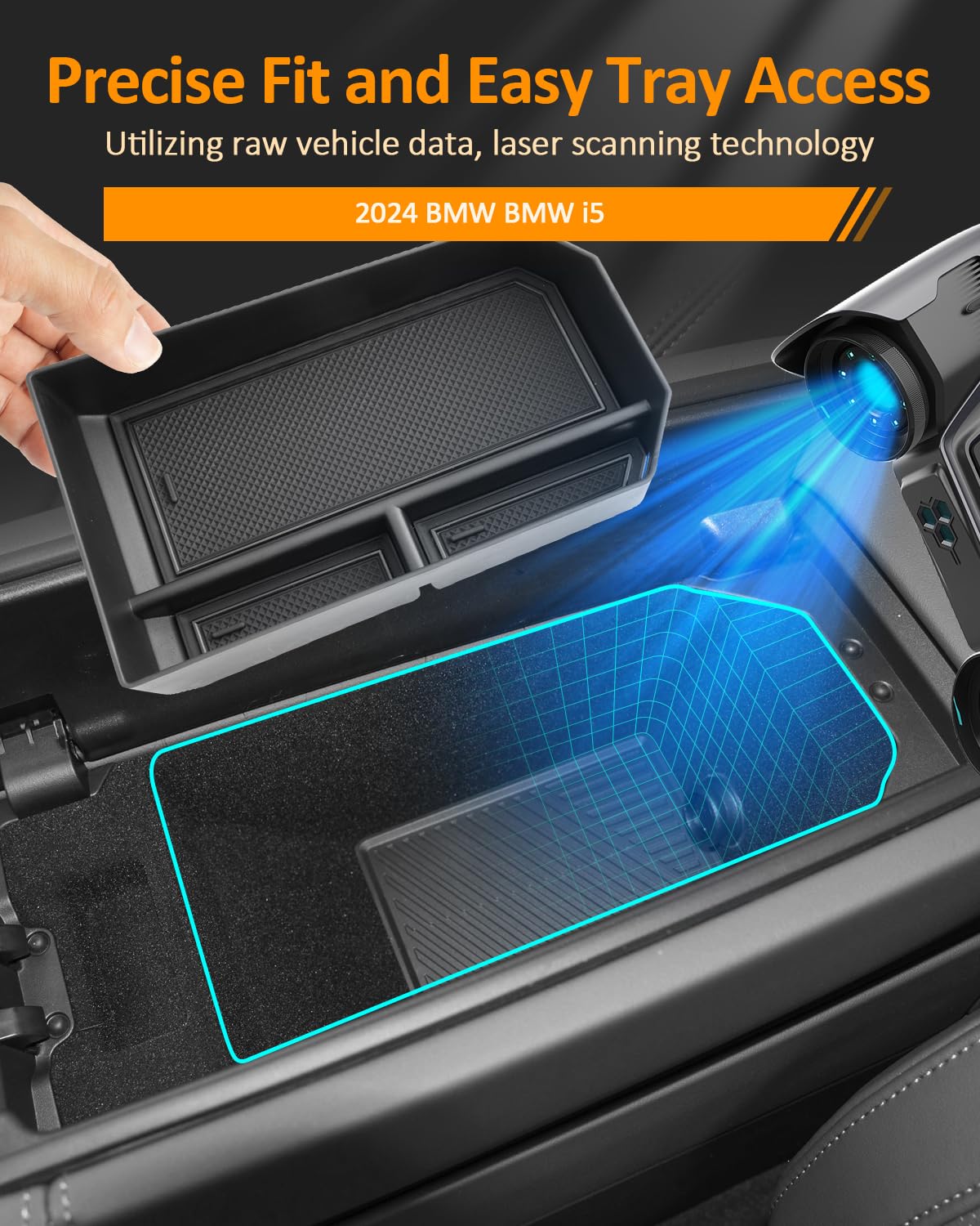 Amazon.com: for BMW i5 Center Console Organizer for 5 Series i5
