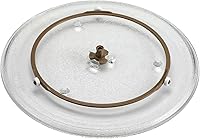 Vista 2 de Plato giratorio de microondas de 12.5 pulgadas (12.520 in) Bandeja de cocina para microondas compatible con GE y Samsung