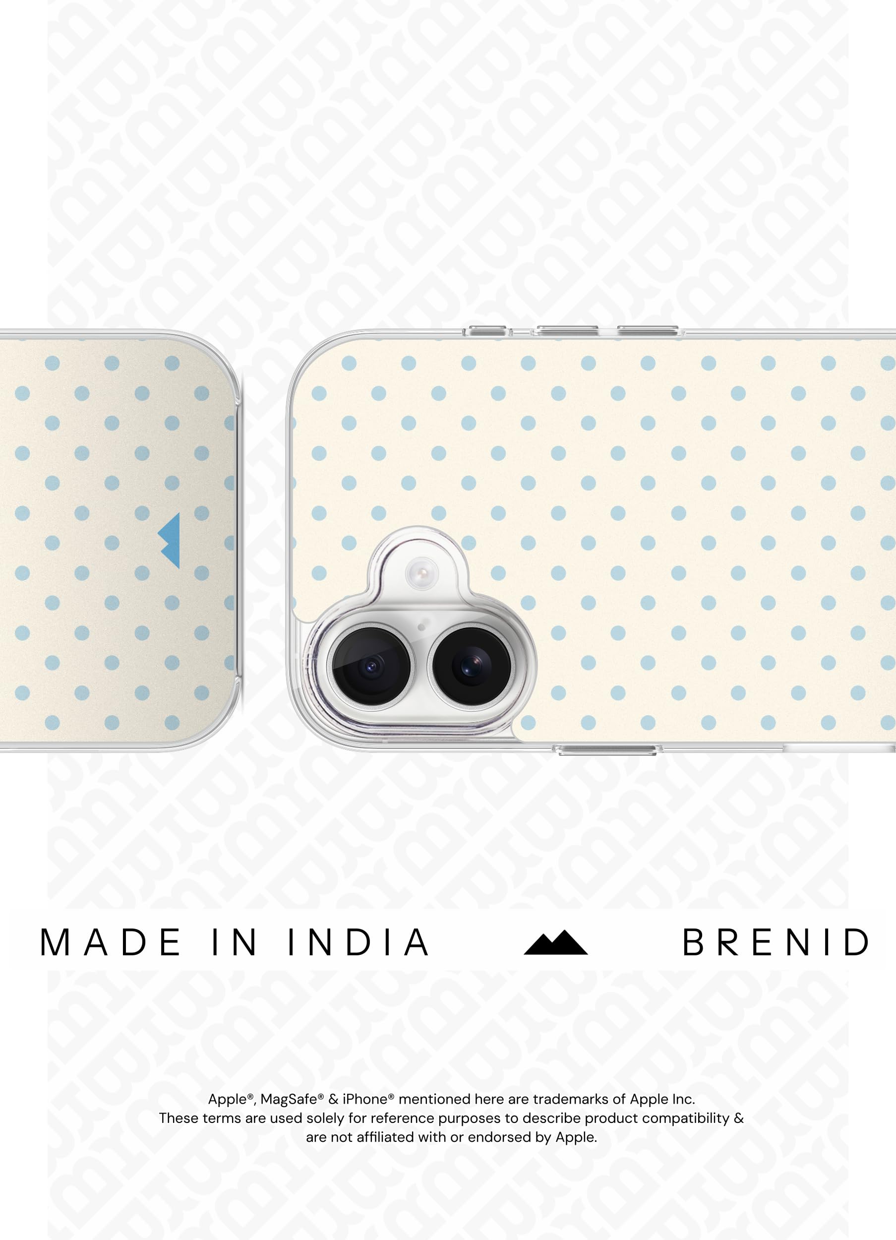 iPhone 16 Case - Yellow Blue Dots MagSafe -3