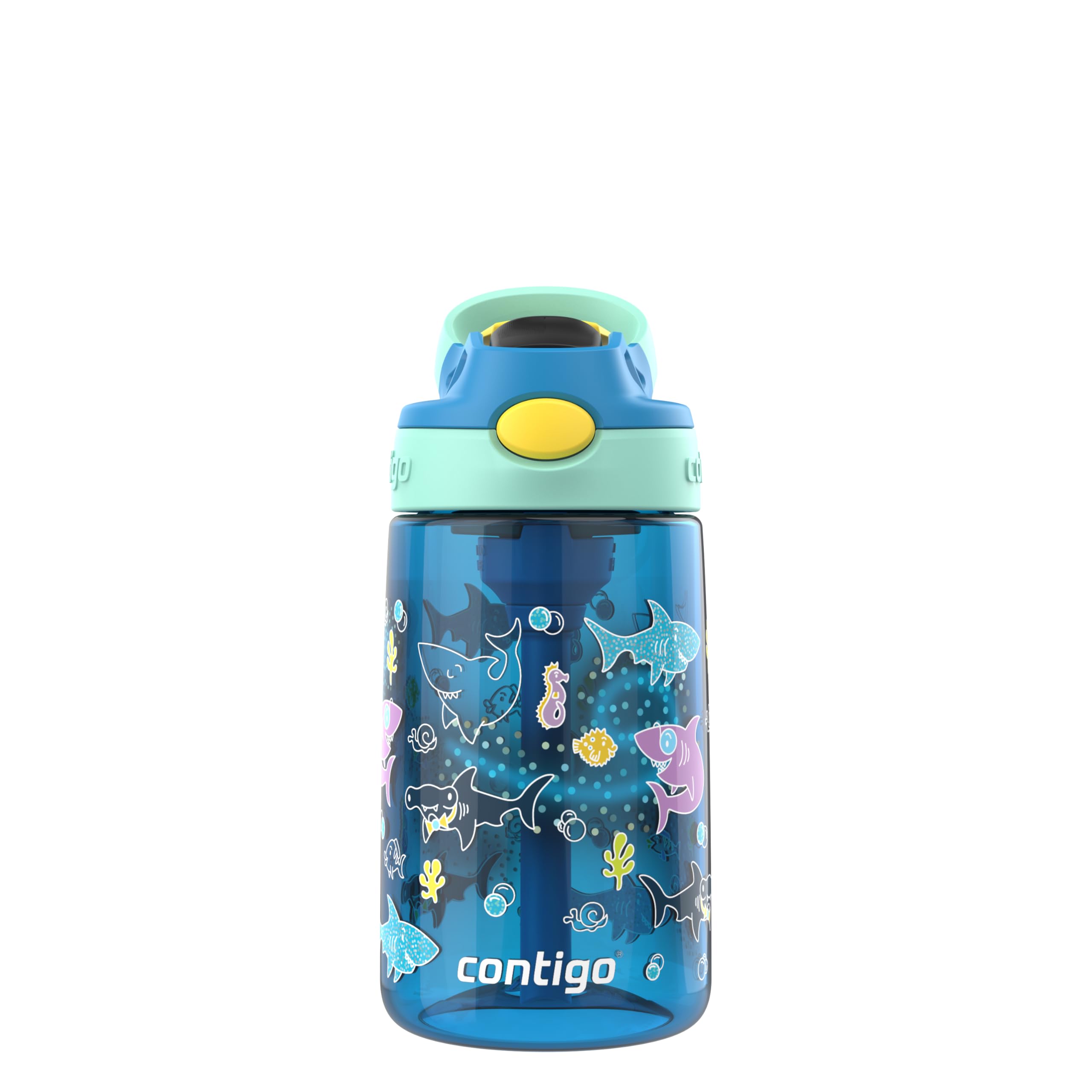 Contigo Kids Water Bottle, Redesigned AUTOSPOUT Straw, 14oz