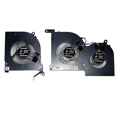 BestParts New CPU+GPU Fan Replacement for MSI Stealth GS66-12U (12th Gen Intel Processor), 12UE 12UG 12UH, 12UGS 12UHS, P/N: MS-16V5, 16V5-CPU 16V4-G-CW