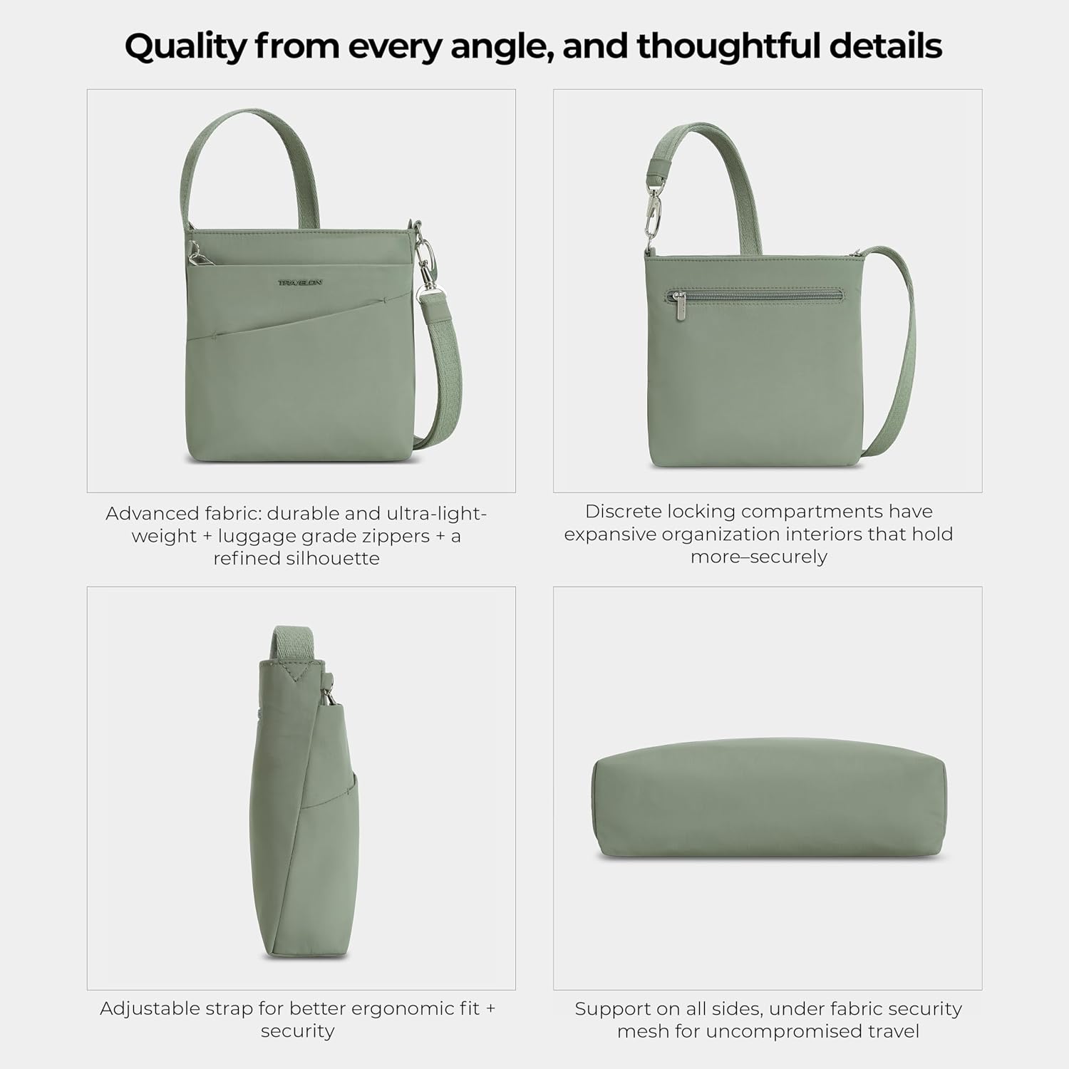 Travelon Anti-Theft Roam Small Crossbody