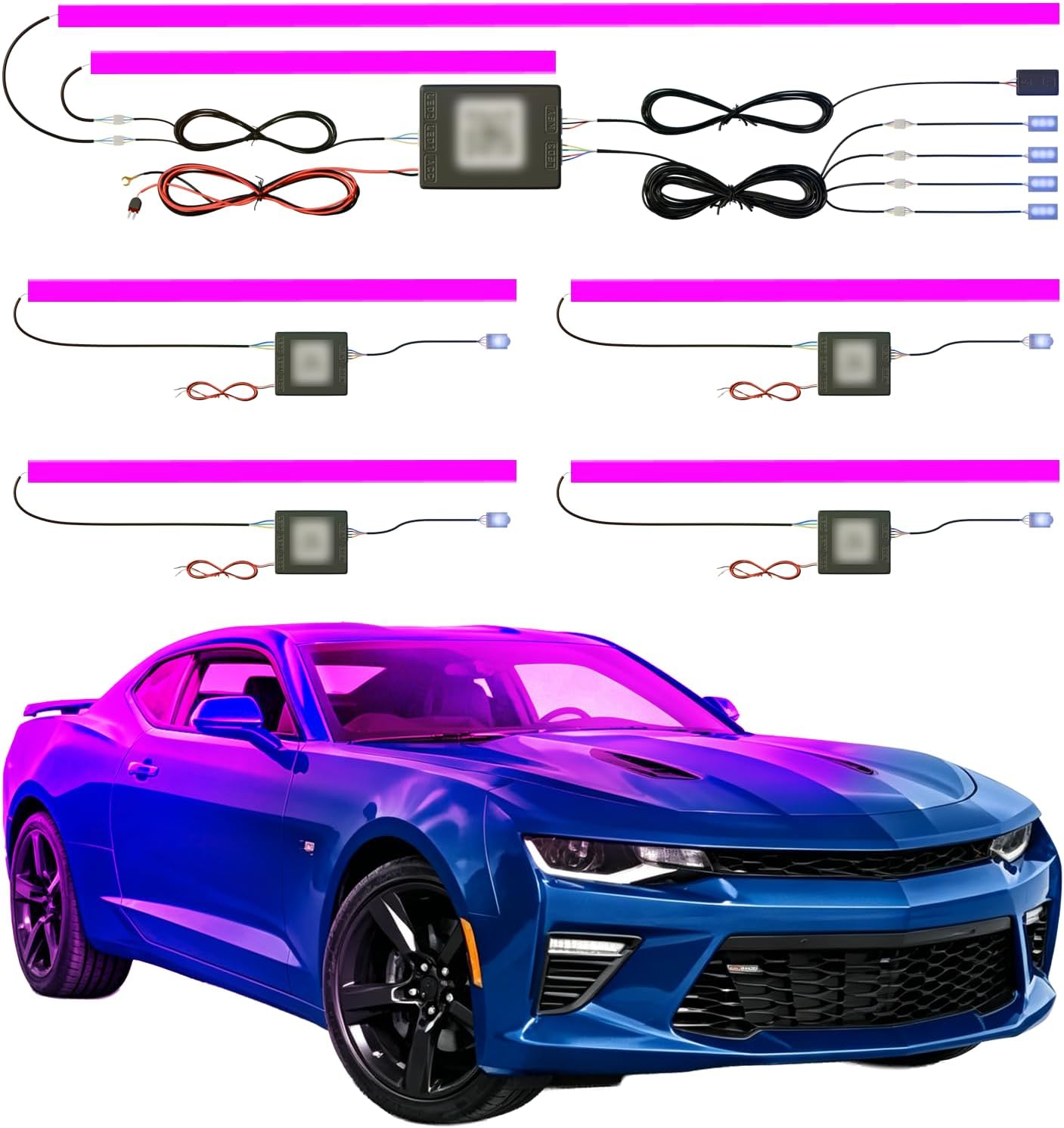 Ambient Light Lighting,for Chevrolet Camaro ss 2016-2018,RGB14in1