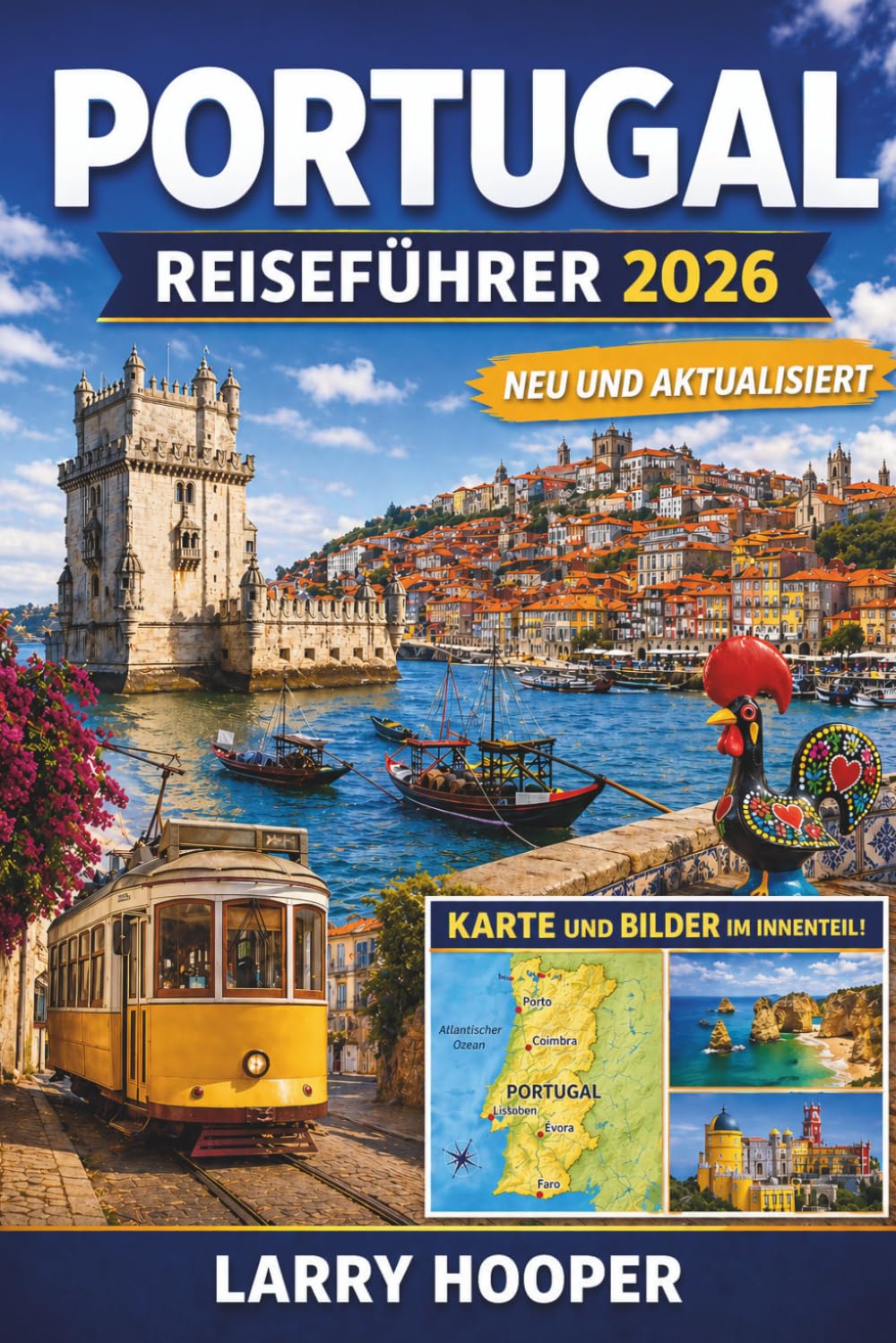 PORTUGAL REISEFÜHRER 2026 (VOLLFARBIG): Lissabon, Porto, die Strände der Algarve, malerische Autoreisen, regionale Küche, Weinregionen, detaillierte ... und praktische Tipps für jede Jahreszeit