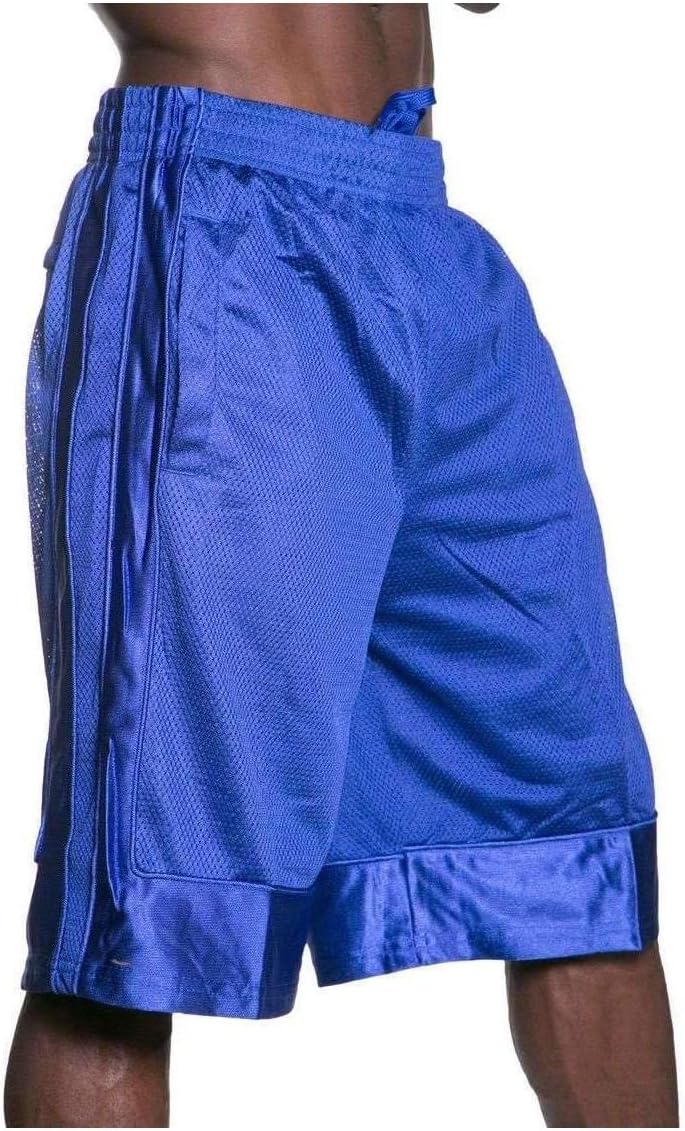 Shaka Wear Men's Basketball Shorts – Mesh Workout Gym Sports Active Running Athletic Pants with Pockets Regular Big