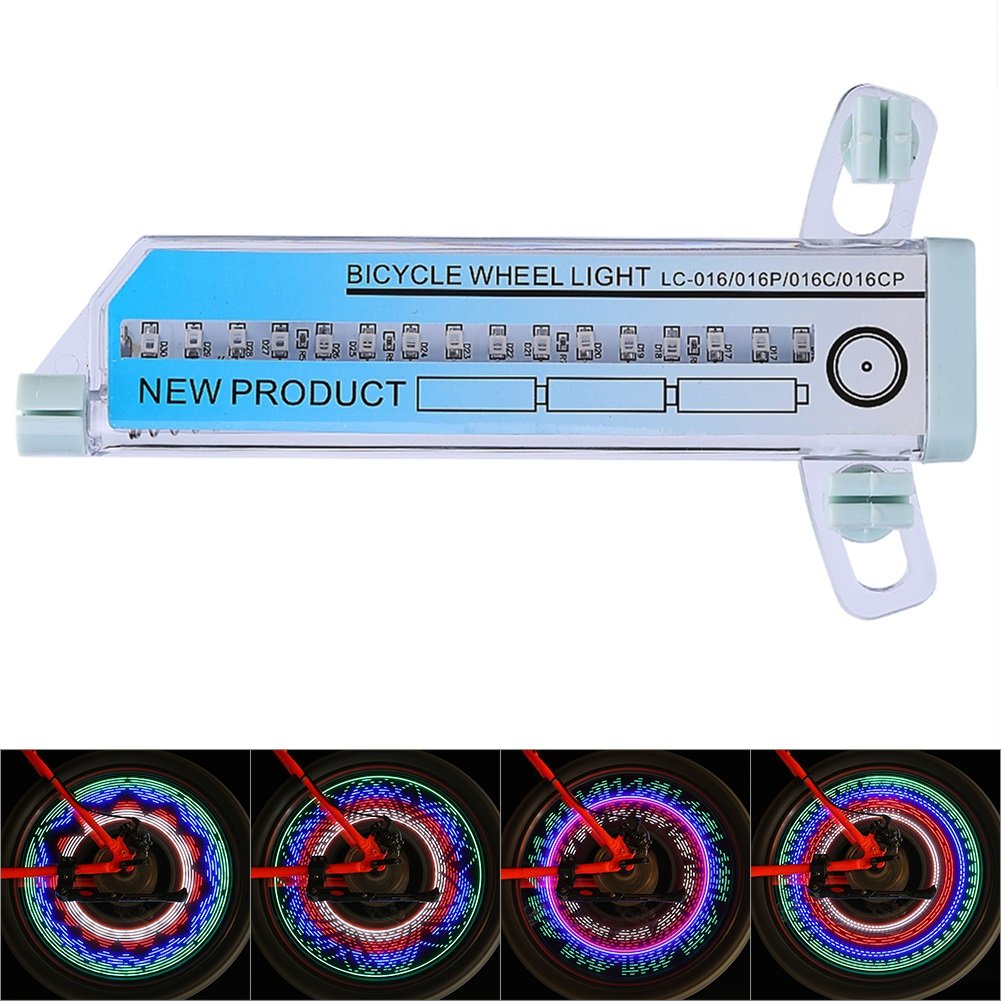 Lampe Vélo étanche 32 LED – Flash Pour Roue De Vélo – Lumière à Rayons – Sécurité