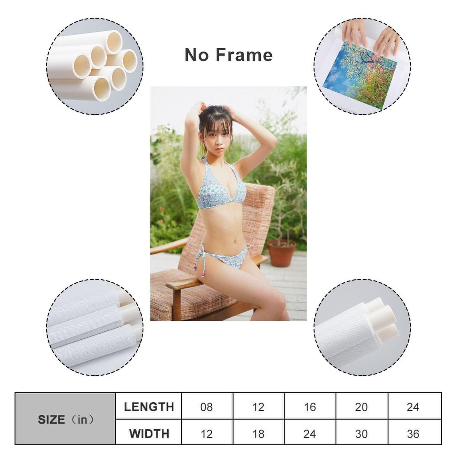 Amazon.co.jp: 金子みゆ 夏の美少女水着写真ポスター (2) ウォール