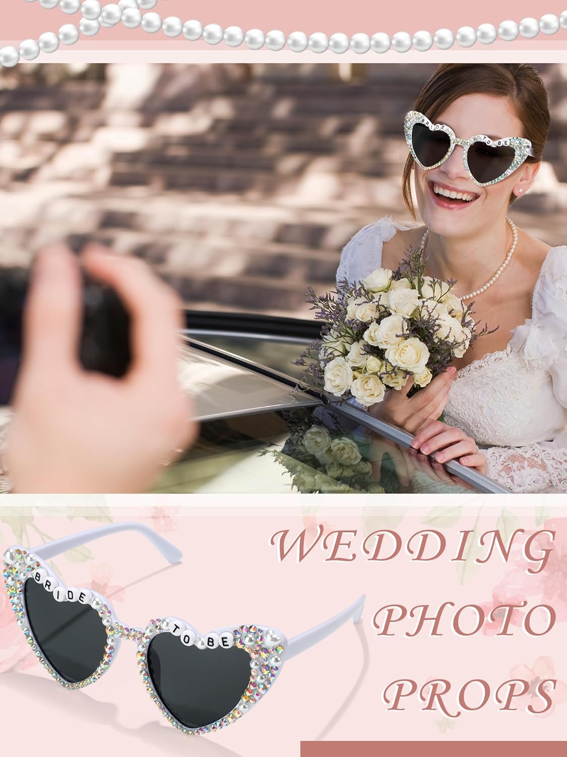 12 Pcs Bachelorette Party Sunglasses for Bridesmaids Bride Sunglasses for Wedding Party Favors - Image 6