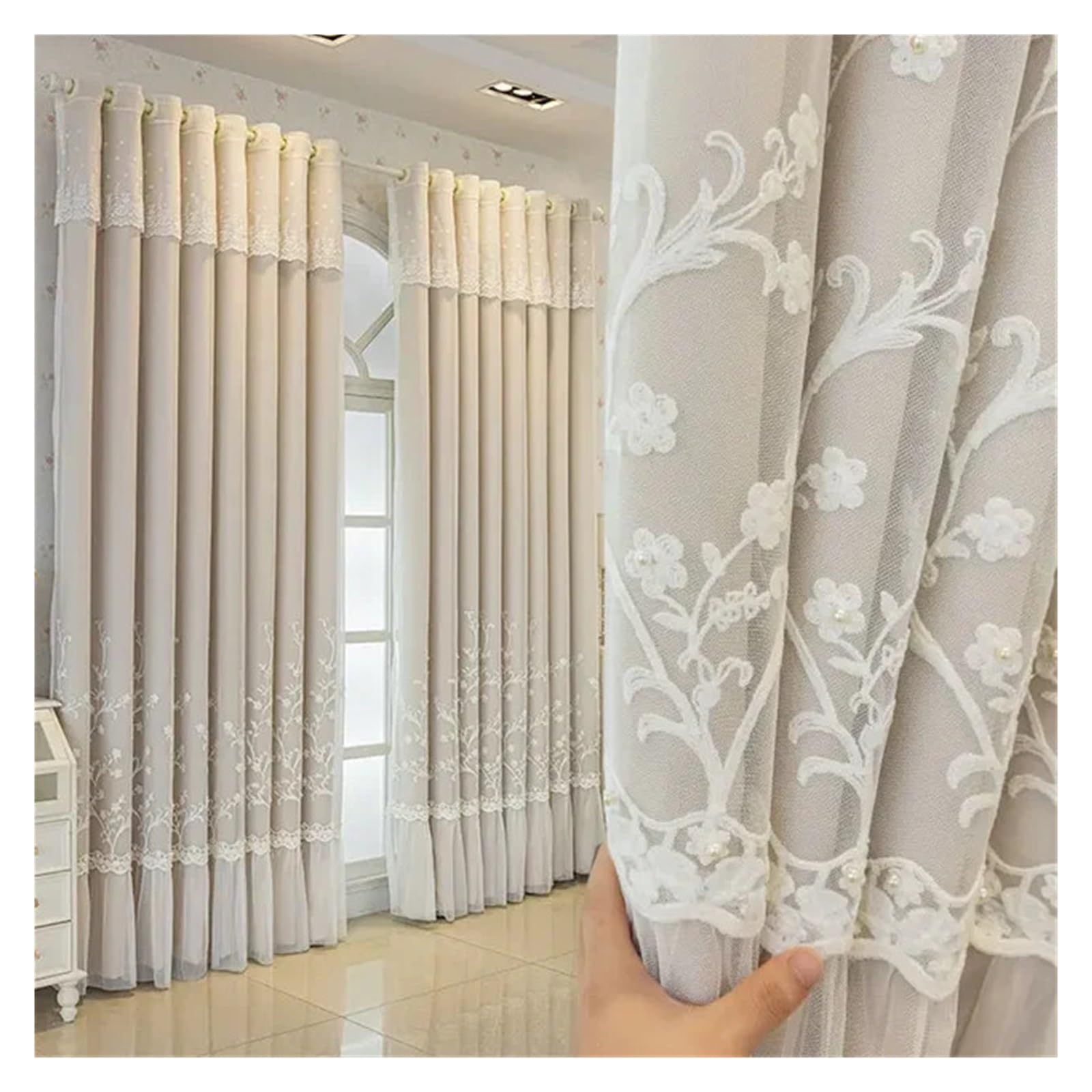 Rideaux double épaisseur pour créer un cocon de fraîcheur dans votre chambre
