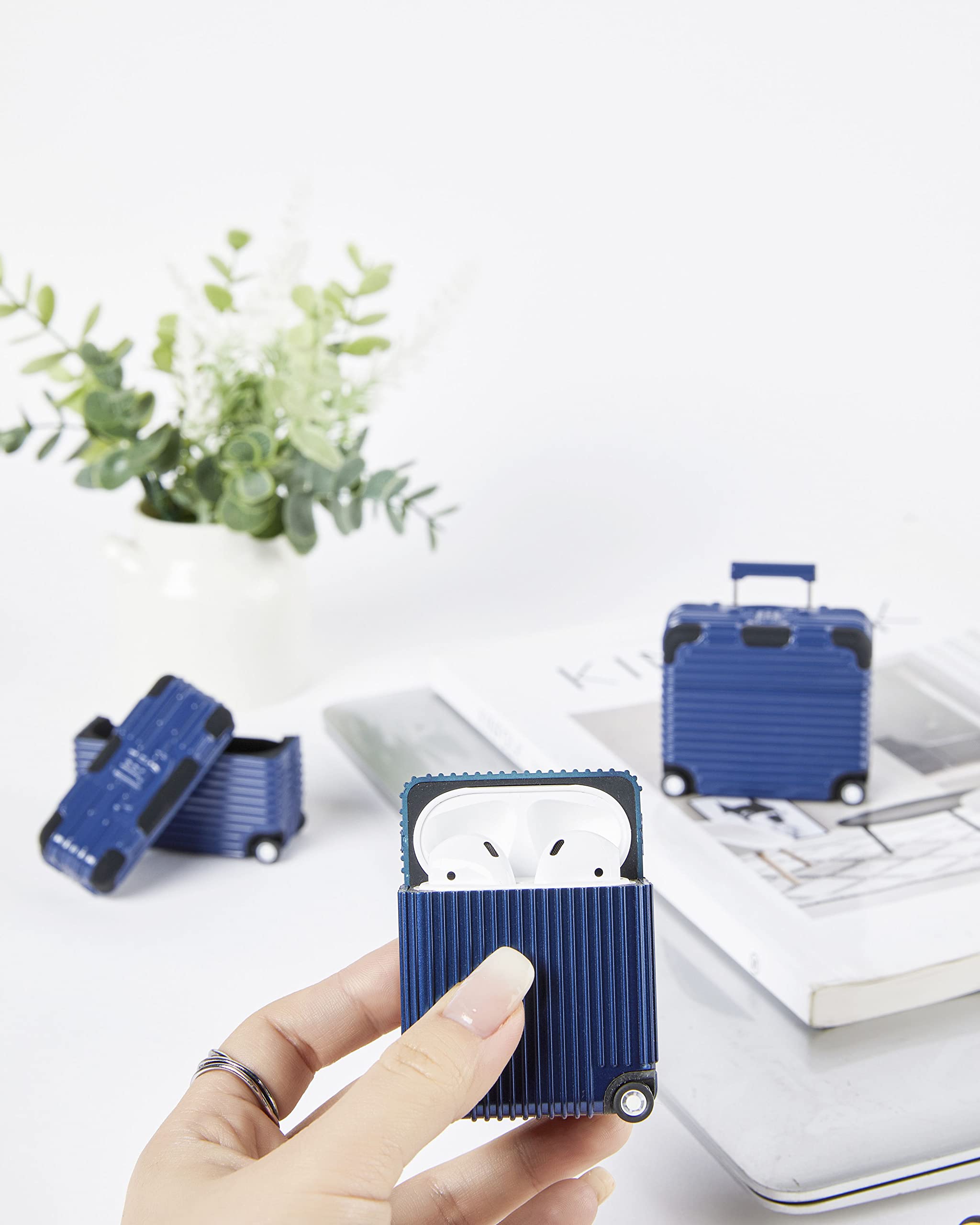 Amazon | スーツケース トランクデザイン Airpodsケース Apple Airpods