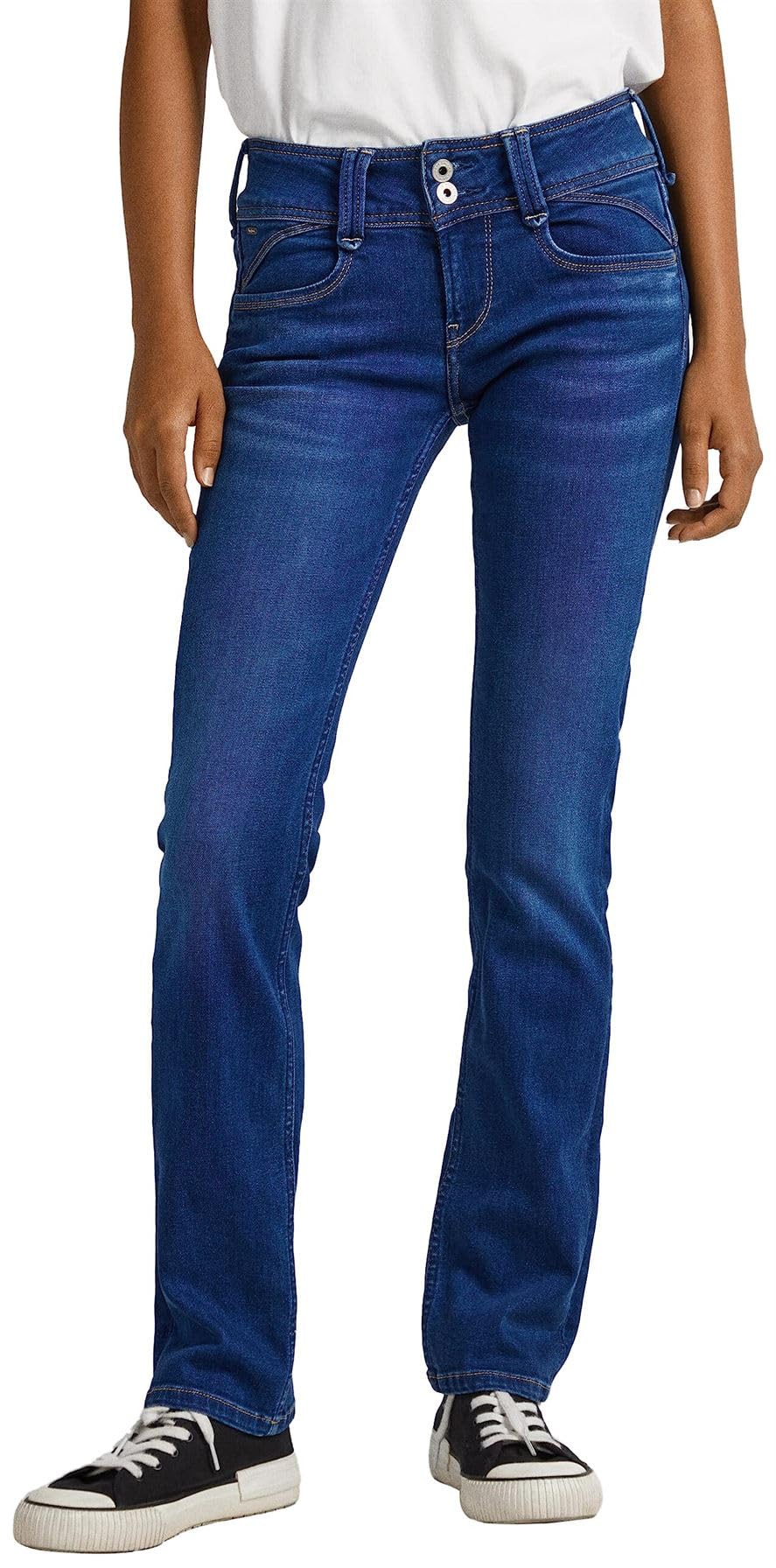 Pepe Jeans Damen New Gen Jeans, Blue (Denim-CS6), 26W / 34L