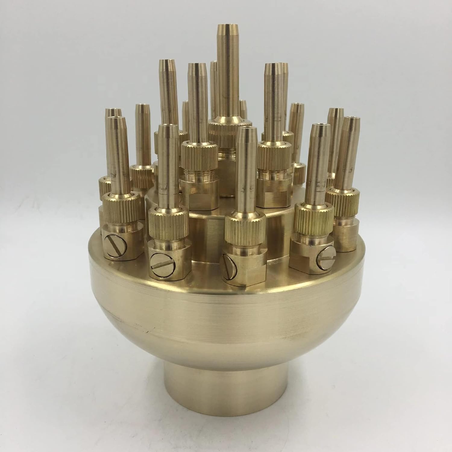 1"1-1/2"2"Brass And Stainless Steel Adjustable Three Layers Fountain Nozzle Landscape Garden Pool Fountain Equipment Fountain Heads (SS304 2inch)