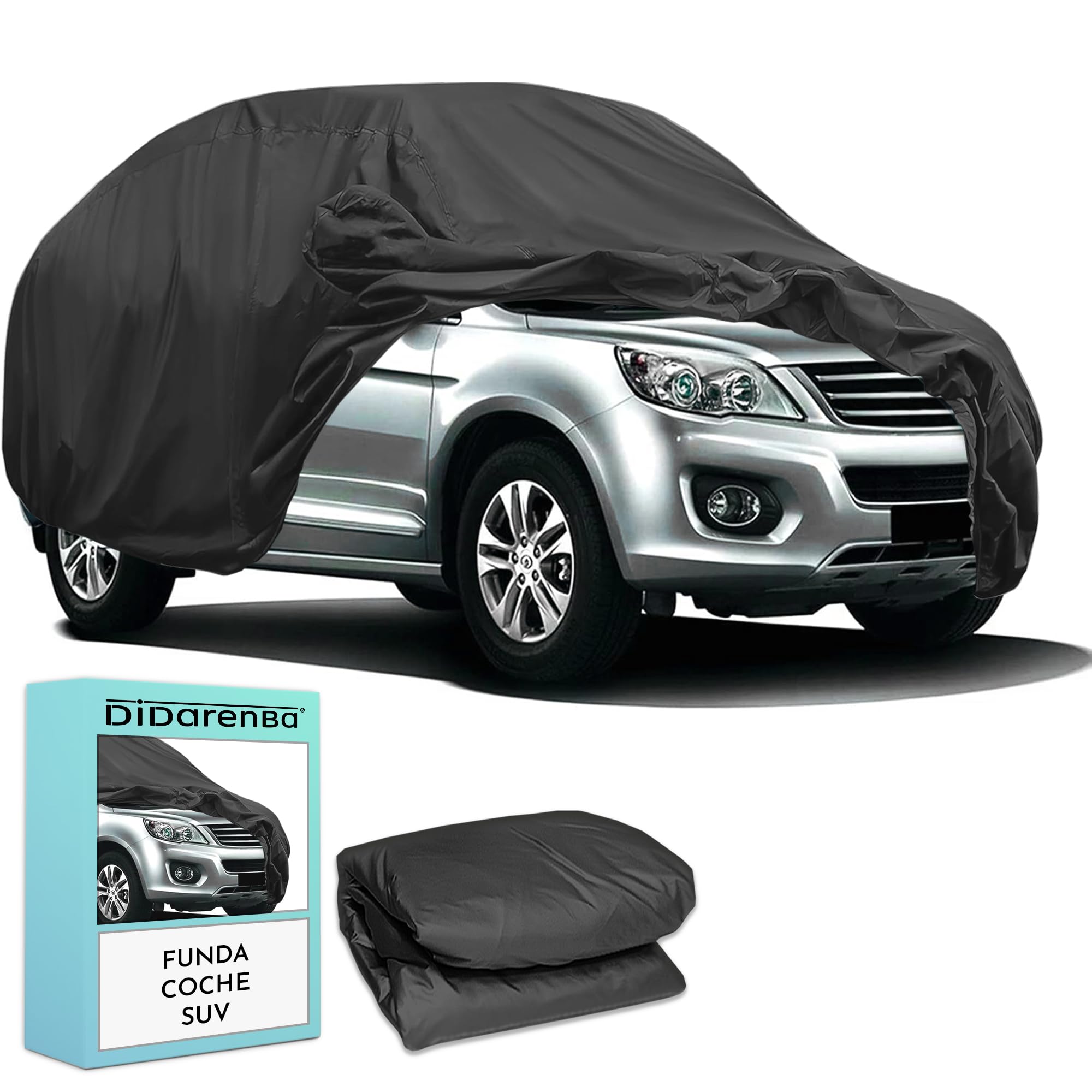 Funda Coche SUV Valida para Todo Tipo de SUV 4x4 todoterrenos Furgonetas monovolumen Familiares Material PEVA