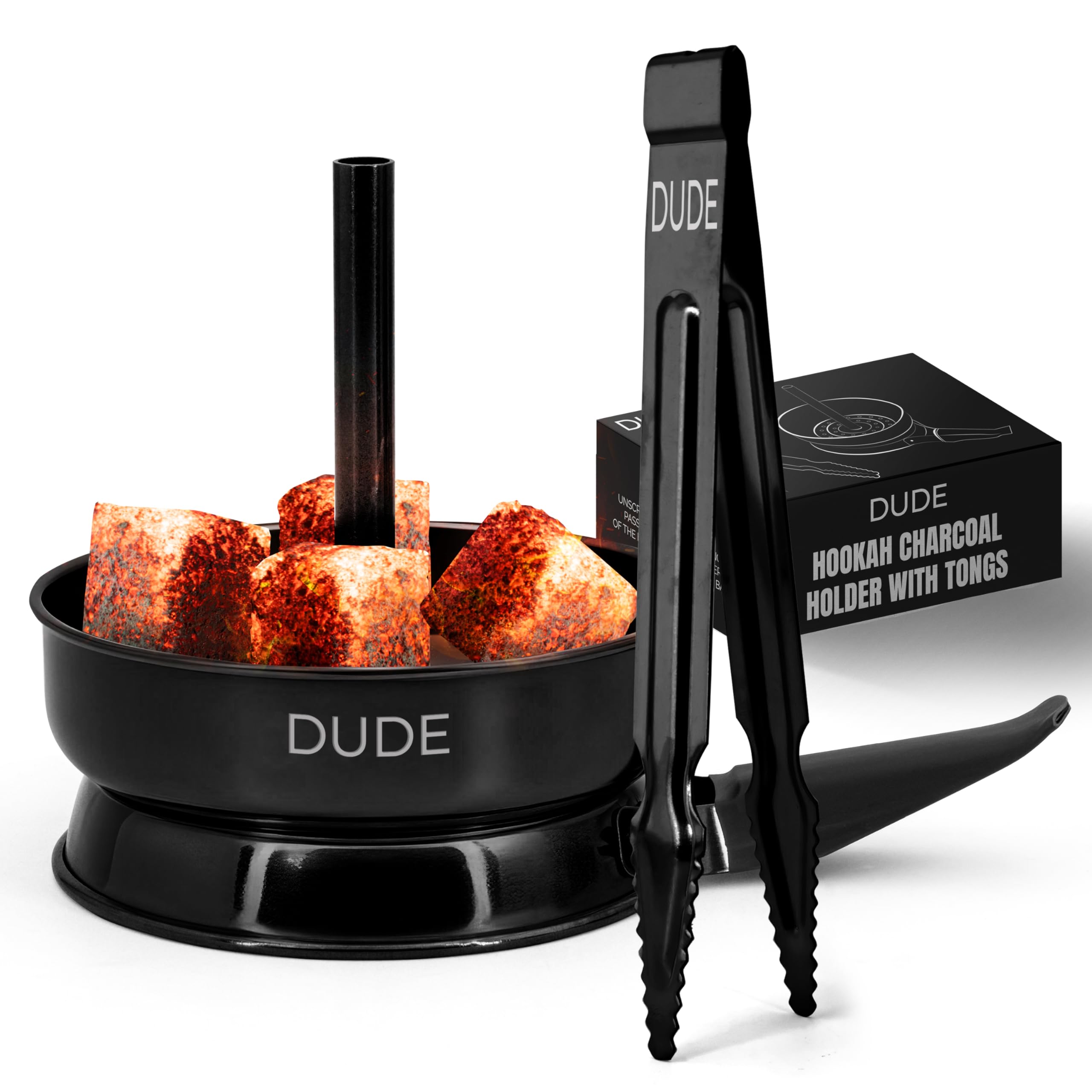 Hookah Coal Holder with Hookah Tongs - Hookah Charcoal Holder with Hookah Tongs for Coal - Hookah Heat