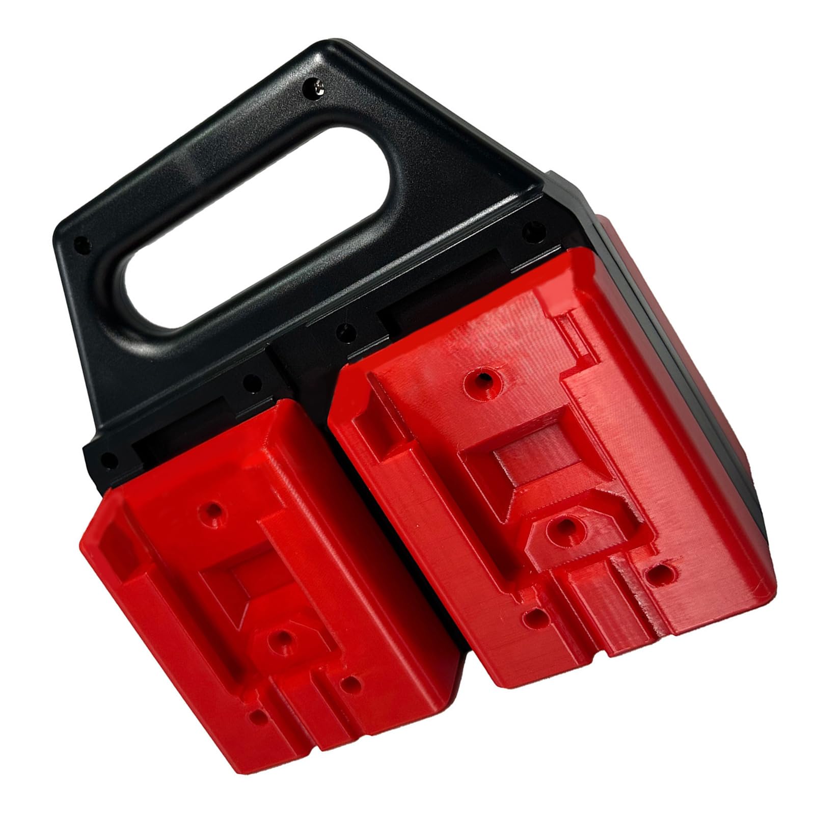 4 Position Battery Organiz Space-Saving ABS Rack with Secure Grip for 18V / 20V Power Tools Space Saving Battery Rack