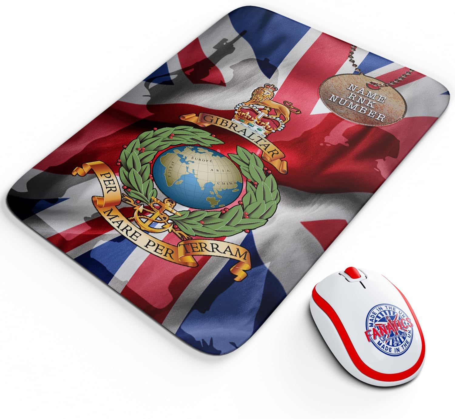 Personalised Ilitary Ouse At British Ary Logo Ouseat Coputer