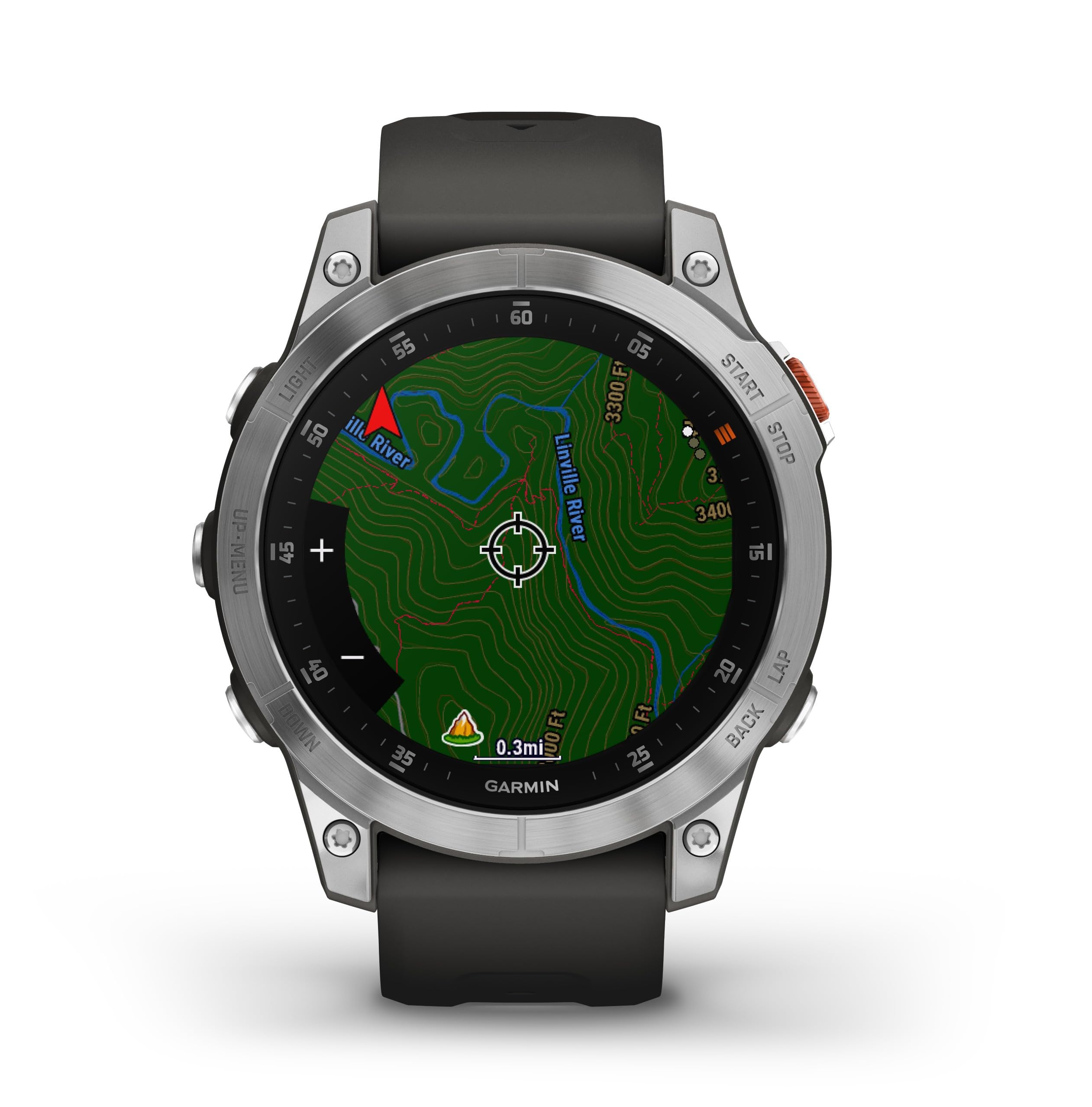 Garmin EPIX 2, Reloj GPS Multideporte con Pantalla táctil AMOLED, Funciones Superiores, frecuencia cardíaca, mapas y música, TU EU