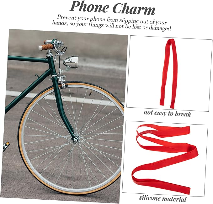 Cinta para llanta de bicicleta 2 piezas roja miniatura 6