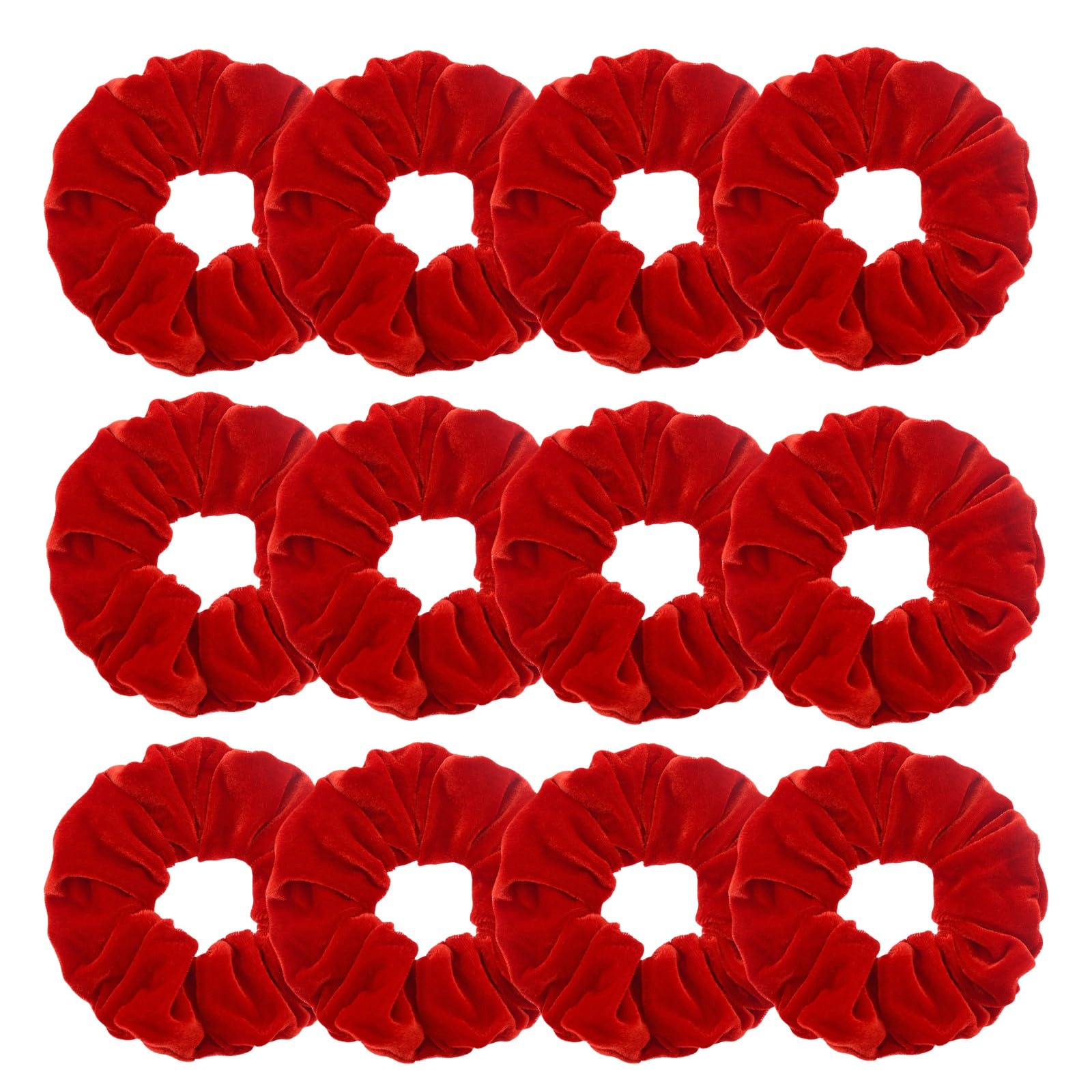 Amazon.com : 12 Pcs Large Velvet Scrunchies for Thick Long  display picture 2
