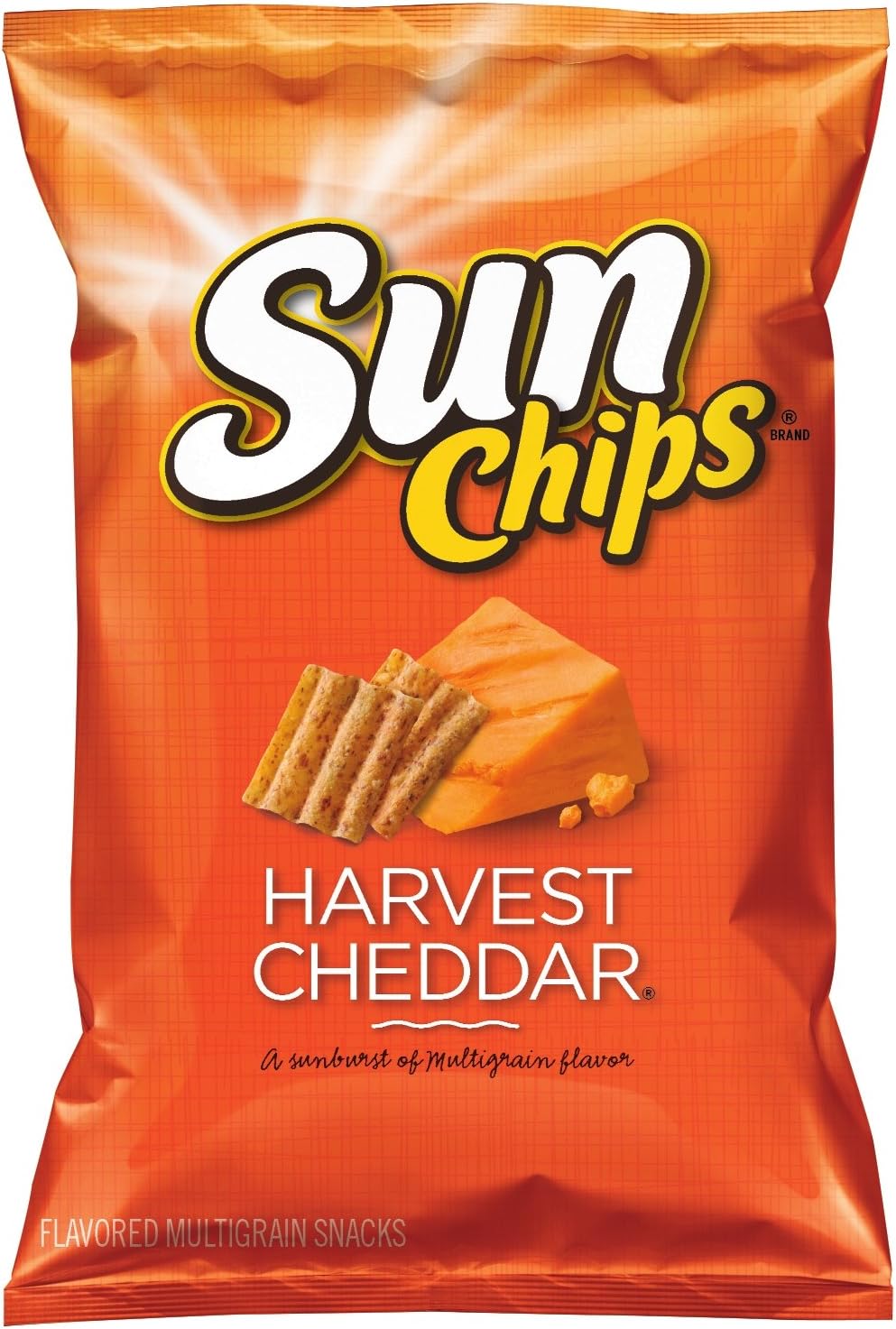 Sunchips, Harvest Cheddar, 7 Ounce, (4-Pack)