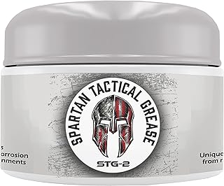 Spartan Tactical Gun Grease | Military Grade USA Made Firearms & Weapons Lubricant | Used by Operators and Law Enforcement Officials (1 Jar (2oz))