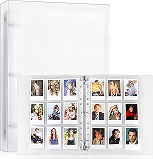 RIO Direct 540 Pockets Trading Card Sleeves, Double-Sided Photocard Binder with 3 Ring, Card Protectors Binder Sheet, Photocard Holder Book, Photo Protectors, Game/Baseball Card Sleeves