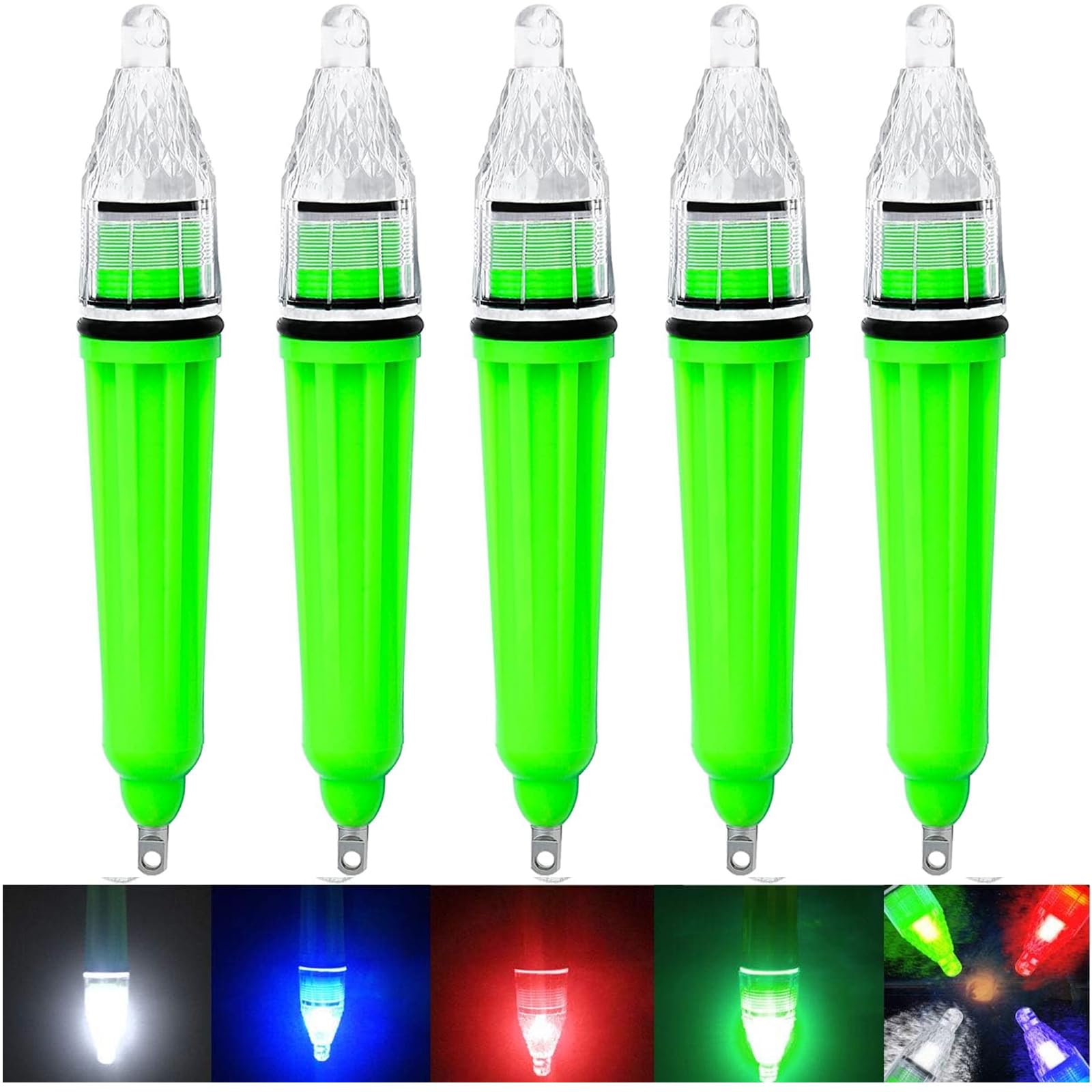 Underwater Fishing Light, Deep Drop LED Fishing Light Waterproof Flashing Night Fishing Light Attractants Bait Lure Lamp Tools for Attracting Bait