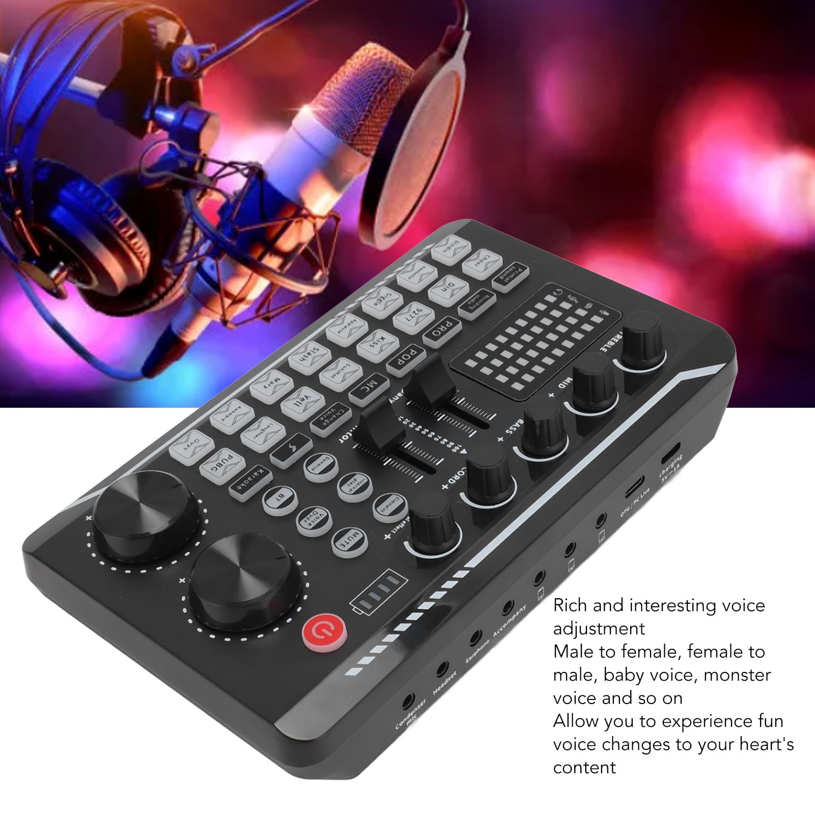 Amazon | ライブサウンドカード、複数の効果音ボイスチェンジャー