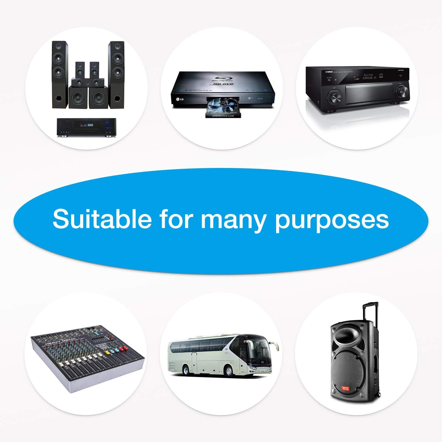 Moukey Dynamic Microphone, Karaoke Microphone with 16.40 ft XLR Cable, Metal Vocal Handheld Microphone Compatible with Karaoke Machine/Speaker/Amp/Mixer for Singing, Stage, Speech & Christmas Party
