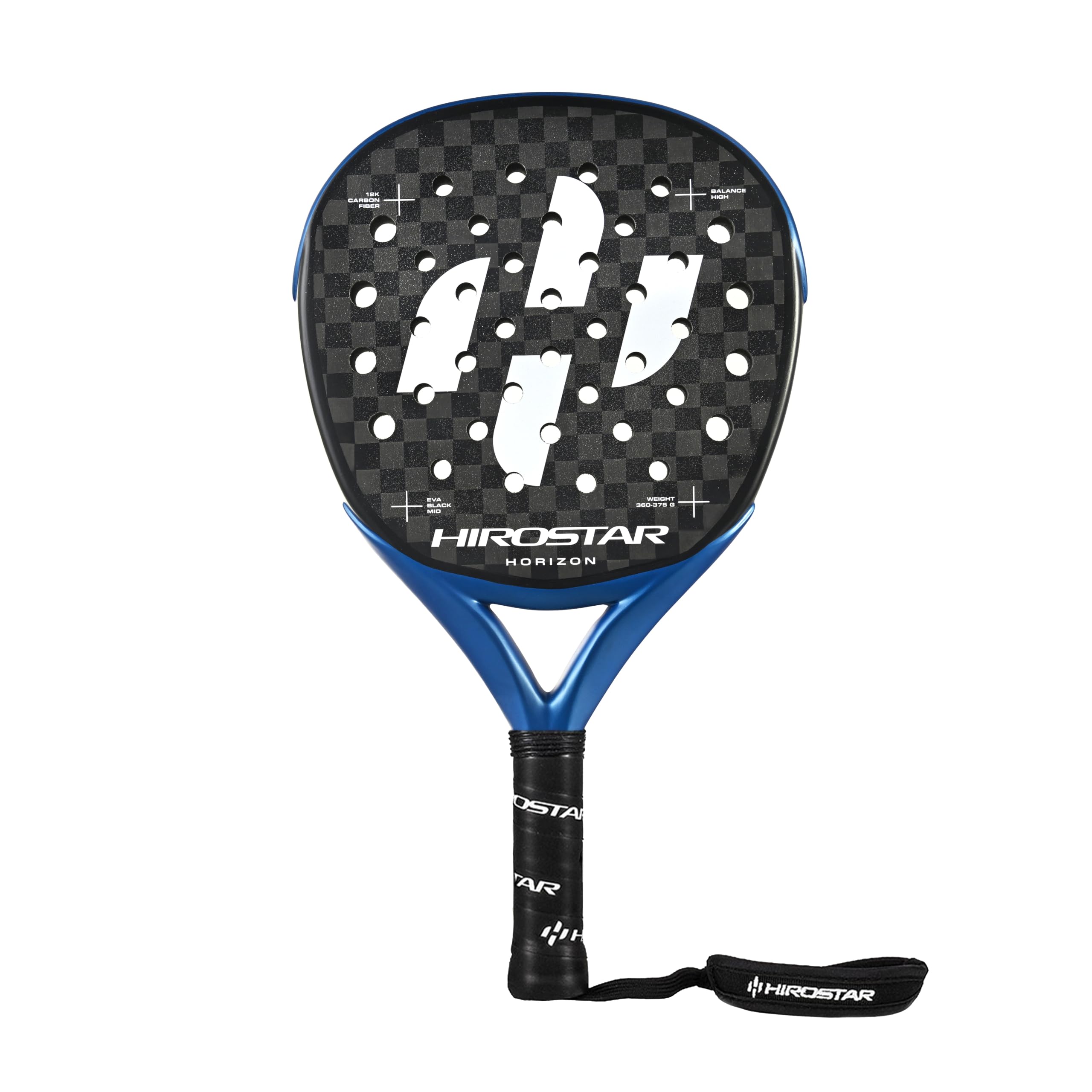 Racchetta Padel Horizon 2025 | Racchetta da Padel Con Forma a Diamante, 100% Carbonio 12K, Bilanciamento Alto, Peso 360g - 375g