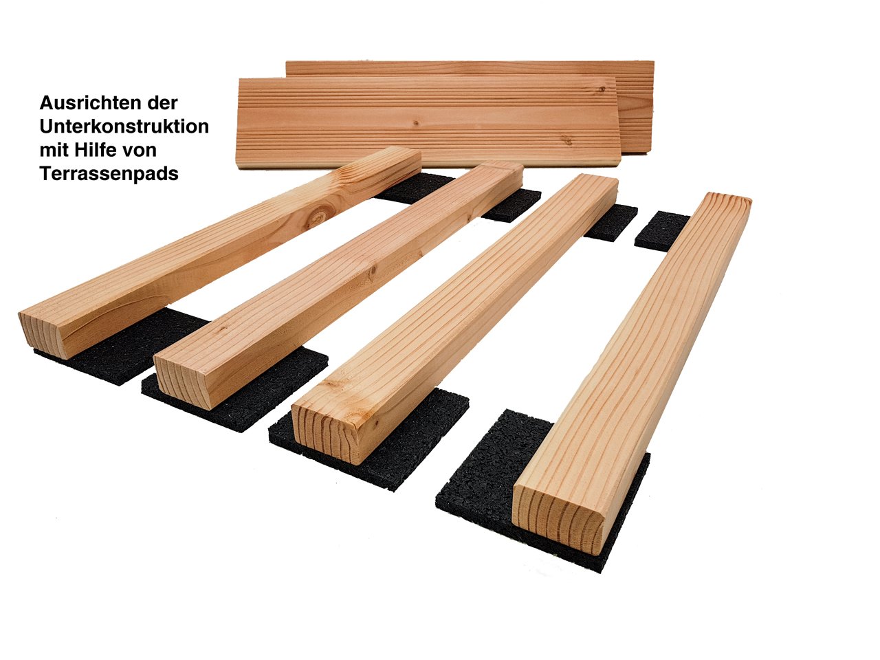 My Plast Entretoises de terrasse - 750 supports sans vis