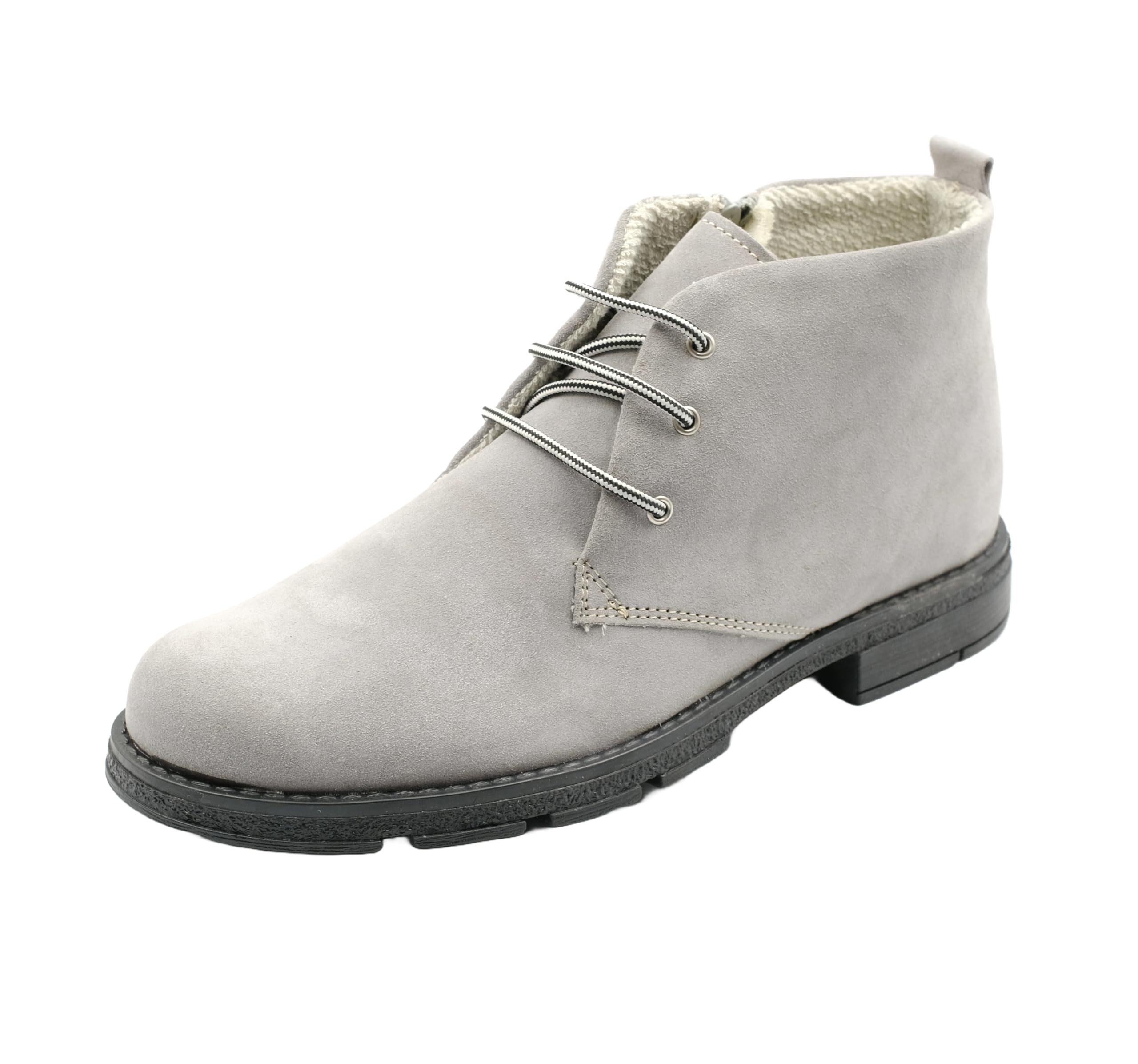 2210 - Scarpe da donna in pelle nabuk con calda imbottitura