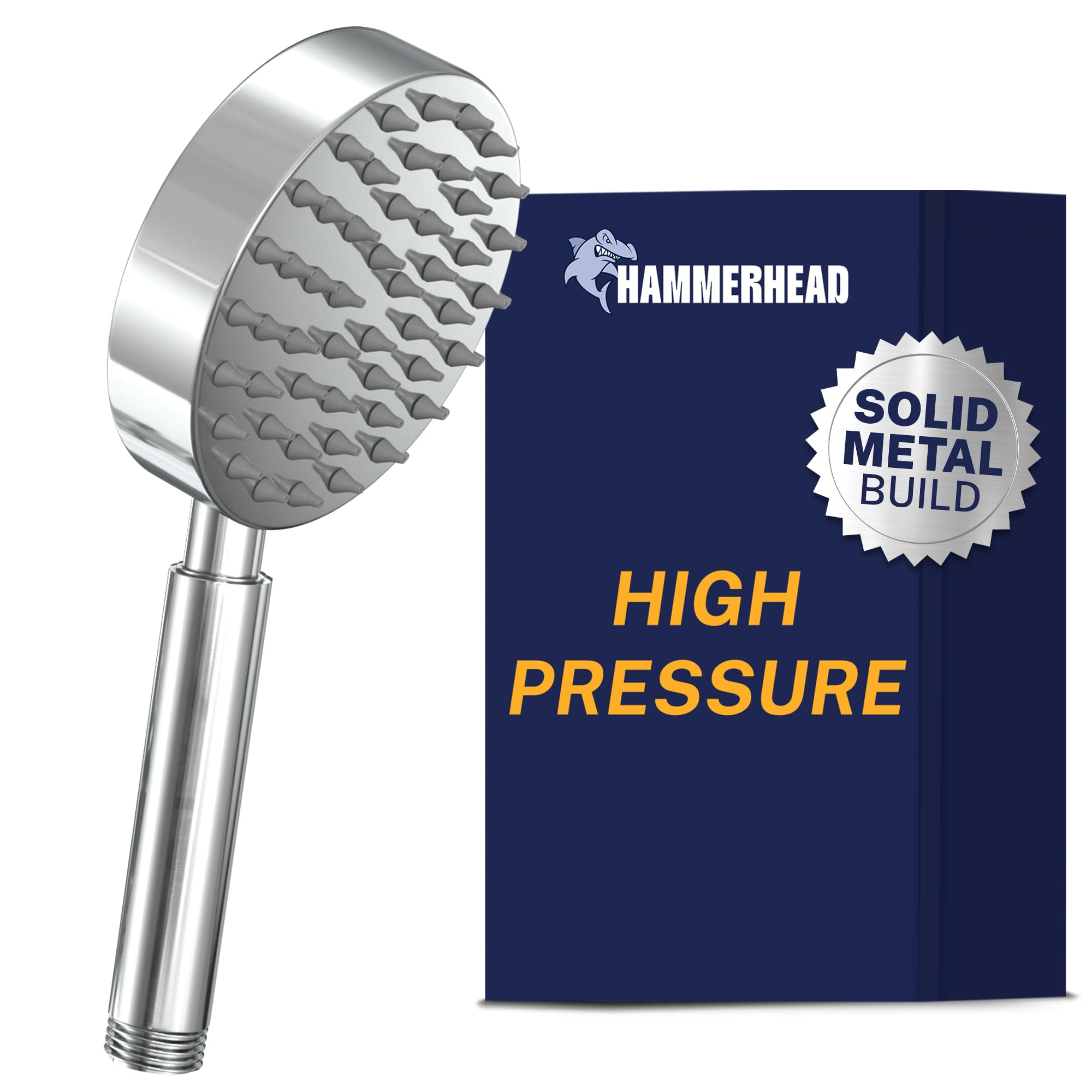 HammerHead Showers Solid Metal Handheld