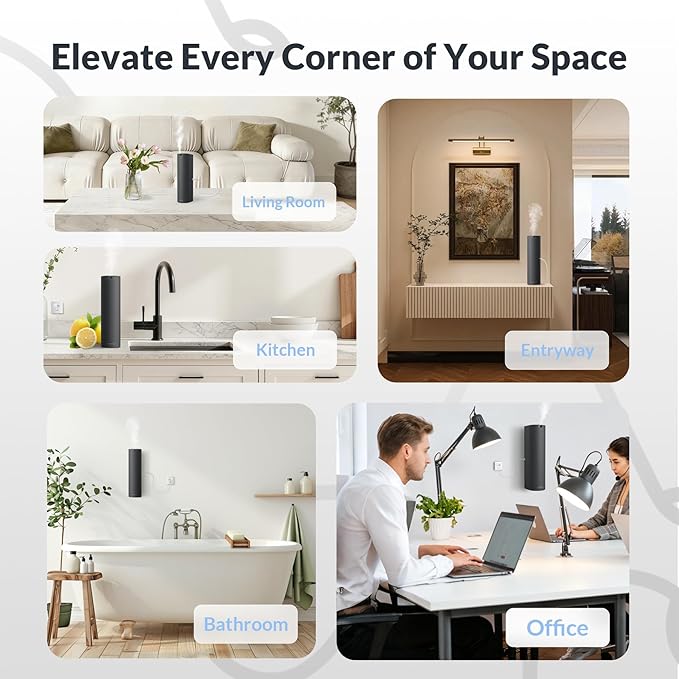 Kit Inicial Difusor de Aromas Aromadd Rad-2, Negro, 200 mL miniatura 9