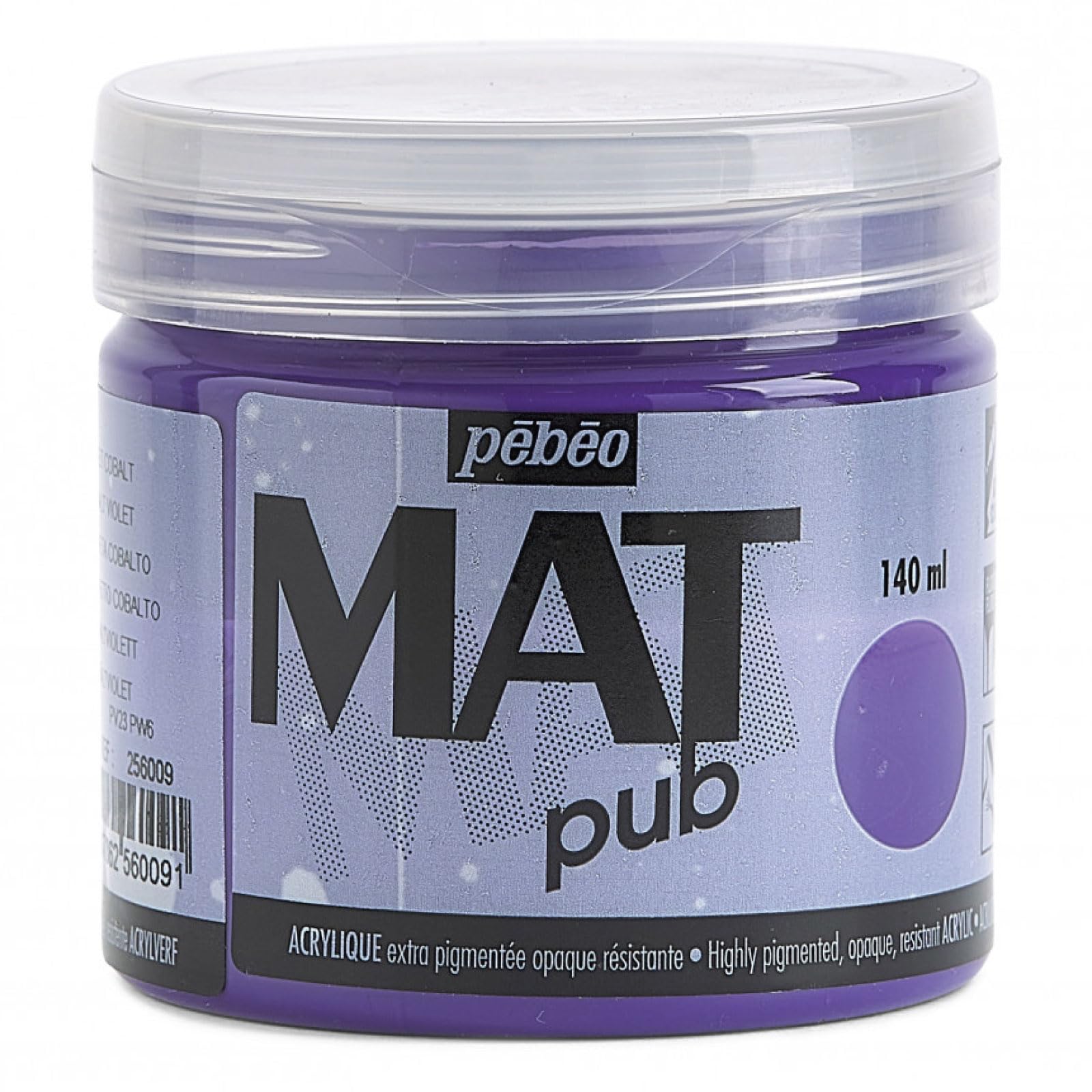 PEBEO Mat Pub, Cobalt Violet, 140ml, 140 ml (Pack of 1)