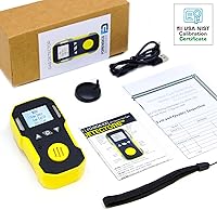 Vista 6 de Monitor H2S de Forensics Calibración y certificado NIST de EE. UU. A prueba de polvo y explosiones Recarga USB Alarmas de sonido, luz