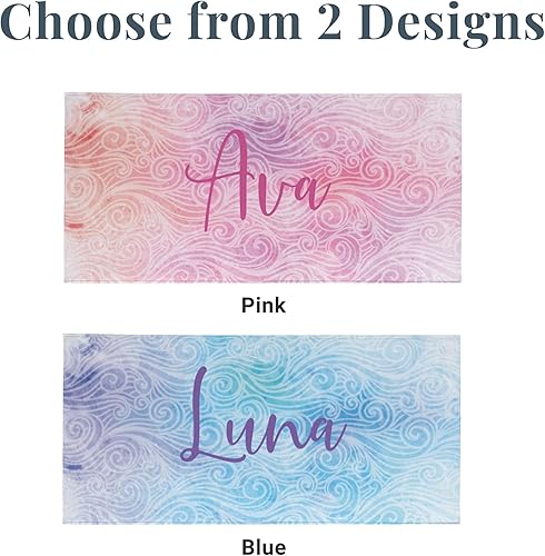 Miniatura 8 de Let's Make Memories Toalla de playa personalizada Toalla de piscina única Mezcla de algodónpoliéster 30 pulgadas de ancho x 60 pulgadas de largo