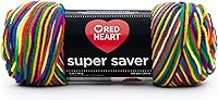 Vista 7 de Red Heart Super Saver - Estambre, rayas de loro